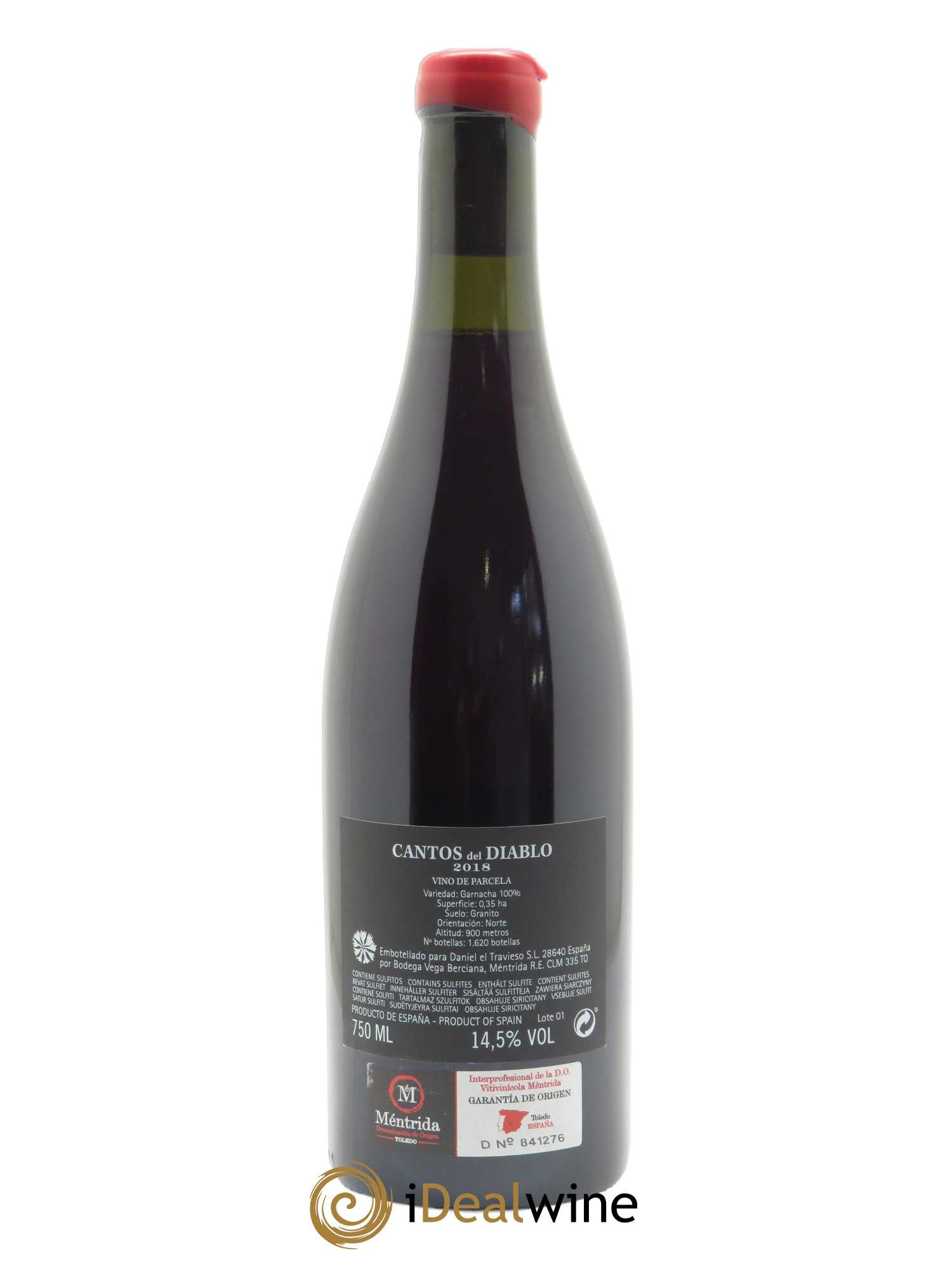 Méntrida DO Vinicola Mentridana (anciennement Daniel Jimenez-Landi) Cantos Del Diablo 2018 - Lot de 1 bouteille - 1