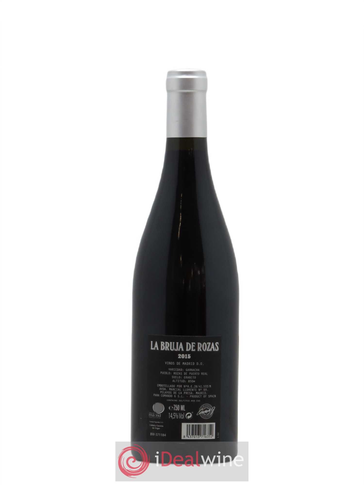 Vinos de Madrid DO Comando G La Bruja de Rozas 2015 - Lot de 1 bouteille - 1