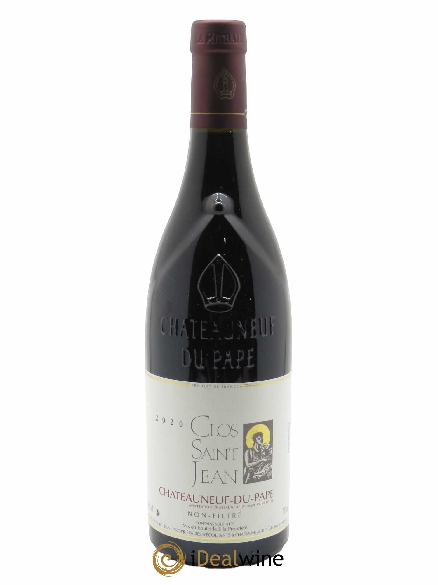 Châteauneuf-du-Pape Clos Saint-Jean Pascal et Vincent Maurel 2020 - Lot of 1 bottle - 0