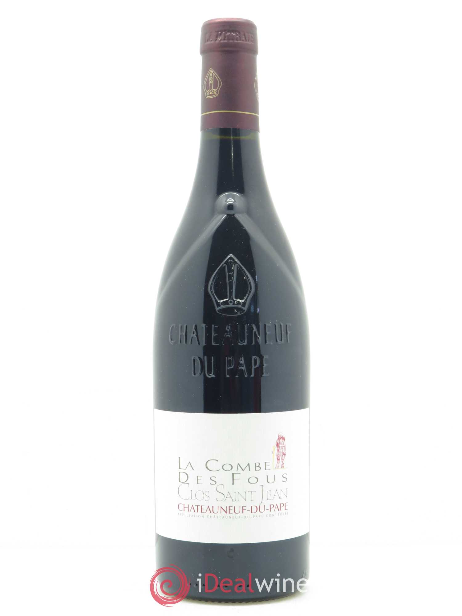 Châteauneuf-du-Pape Clos Saint-Jean La Combe des Fous Pascal et Vincent Maurel 2017 - Lot de 1 bouteille - 0