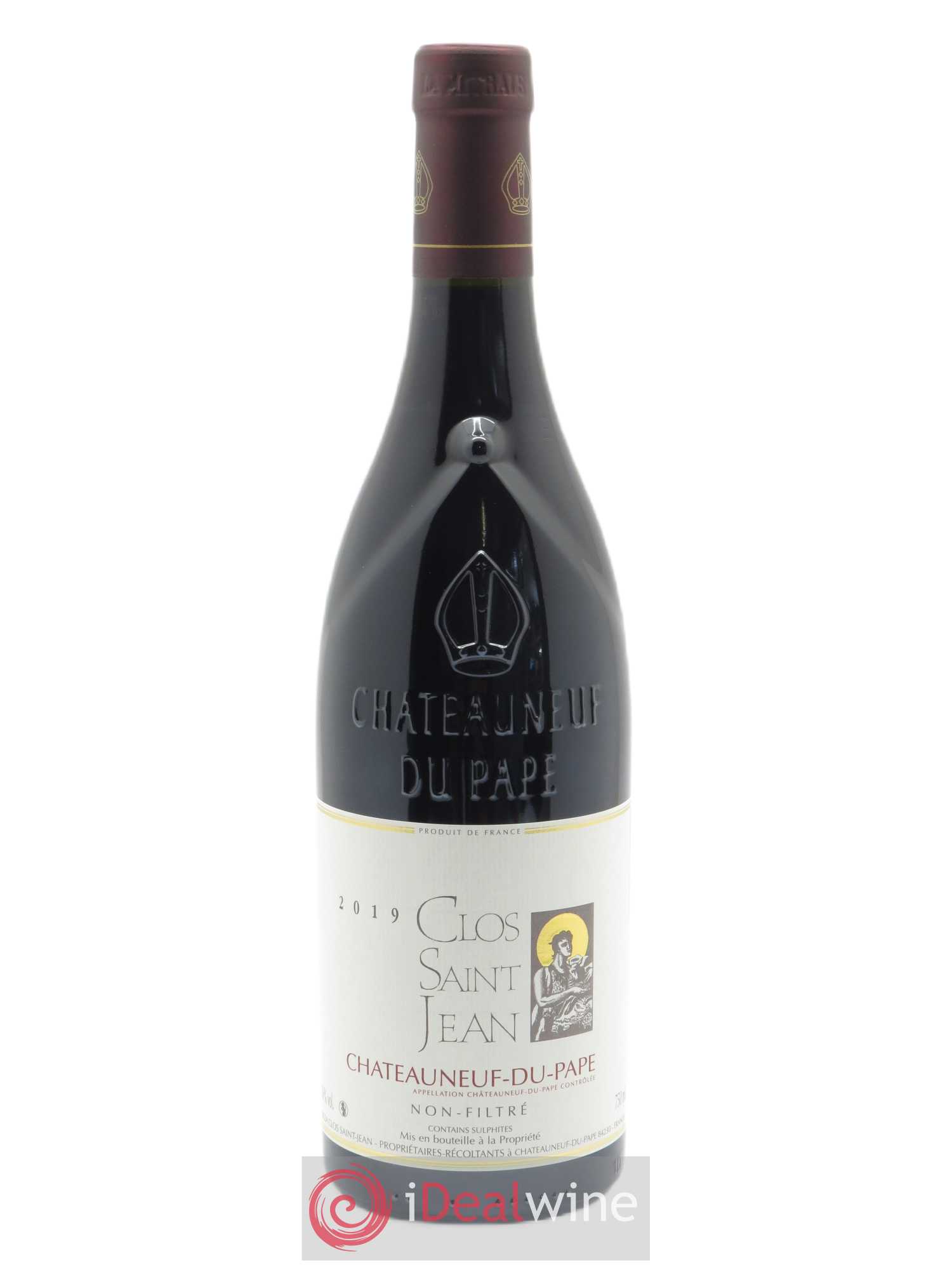 Châteauneuf-du-Pape Clos Saint-Jean Pascal et Vincent Maurel 2019 - Lot de 1 bouteille - 0