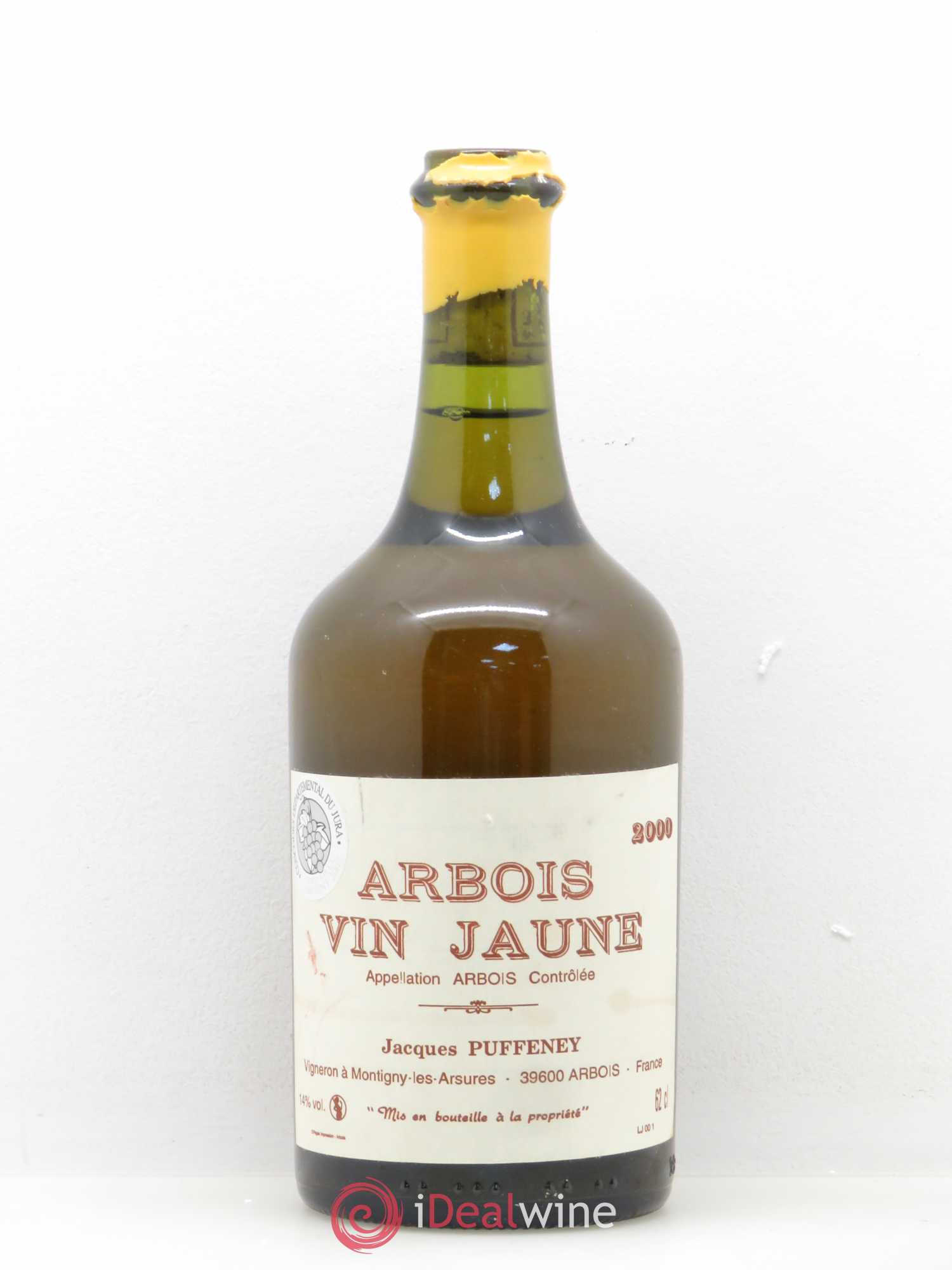 Arbois Vin Jaune Jacques Puffeney 2000 - Lot de 1 bouteille - 0
