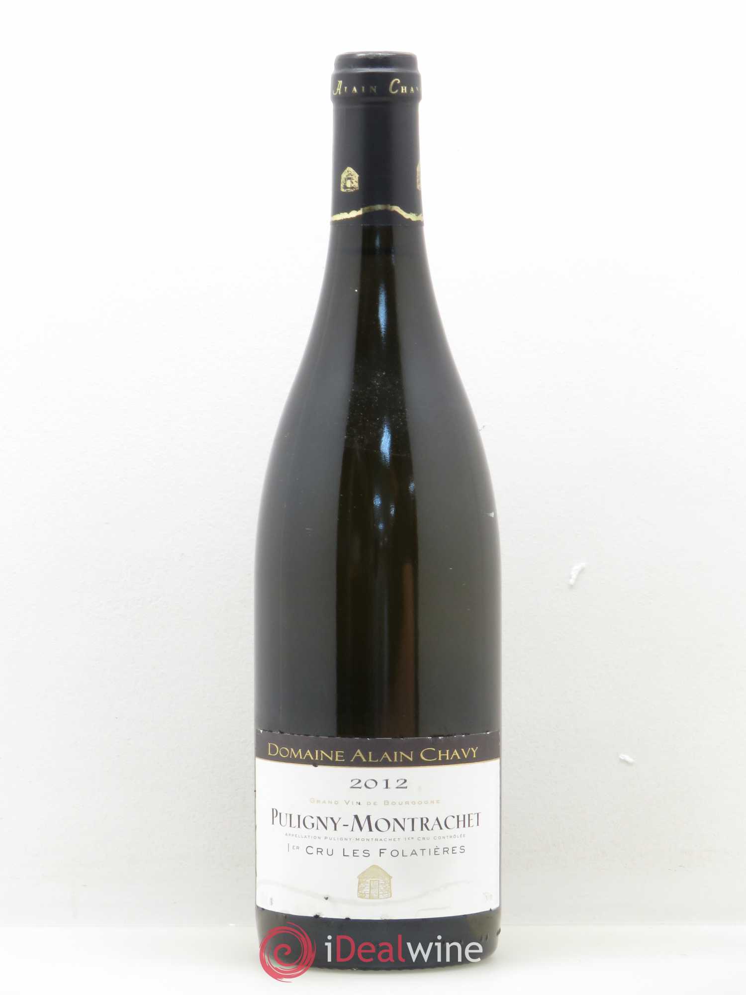 Puligny-Montrachet 1er Cru Les Folatieres Domaine Alain Chavy 2012 - Posten von 1 Flasche - 0