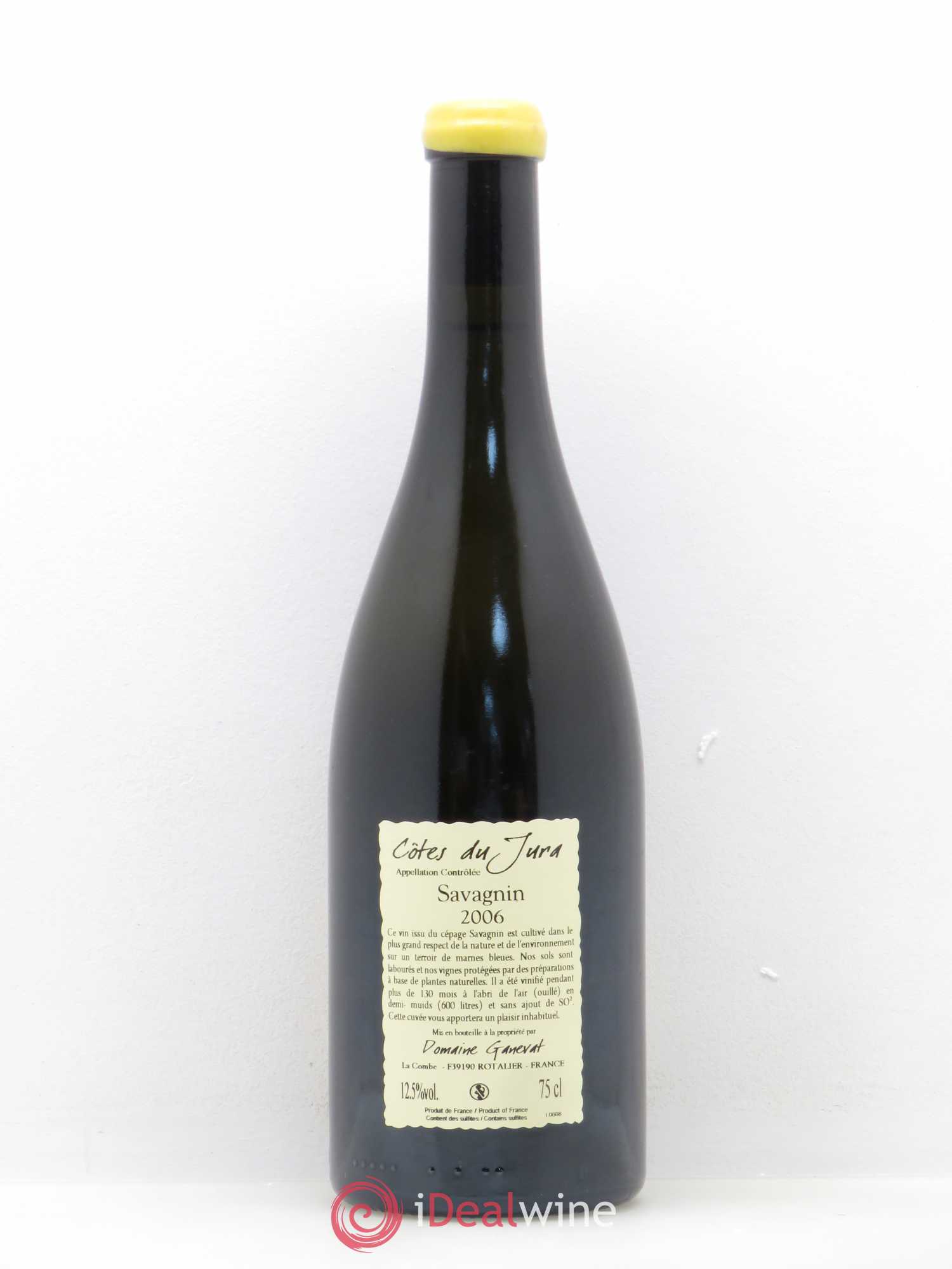 Côtes du Jura Les Vignes de mon Père Jean-François Ganevat (Domaine) 2006 - Lot de 1 bouteille - 1