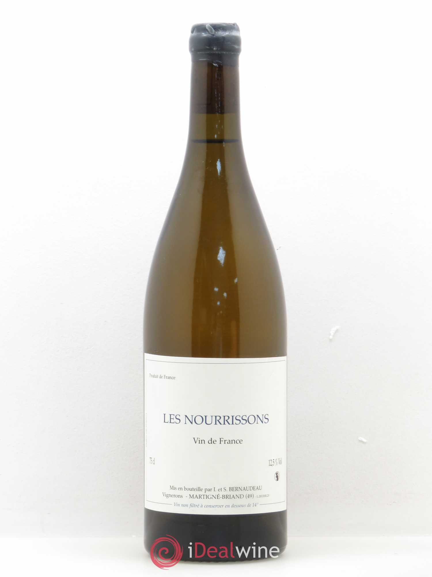 Vin de France Les Nourrissons Stéphane Bernaudeau 2013 - Lot de 1 bouteille - 0