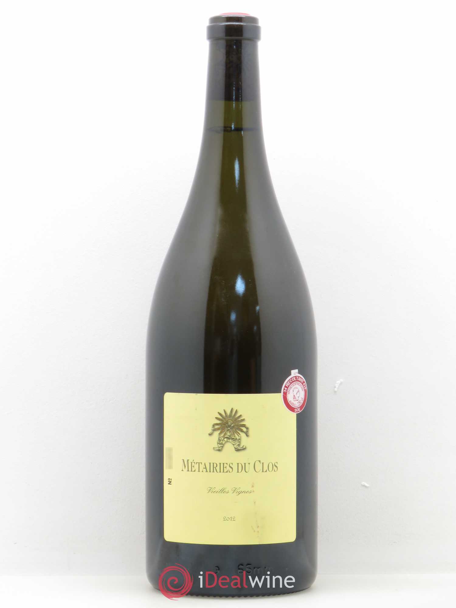 Coteaux du Languedoc Les Métairies du Clos Vieilles Vignes Clos Marie - Christophe Peyrus et Françoise Julien 2012 - Posten von 1 Magnum - 0