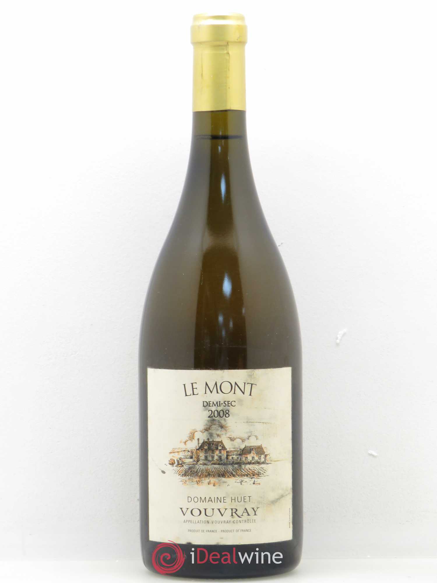 Vouvray Le Mont Demi-Sec Domaine Huet 2008 - Lot de 1 bouteille - 0