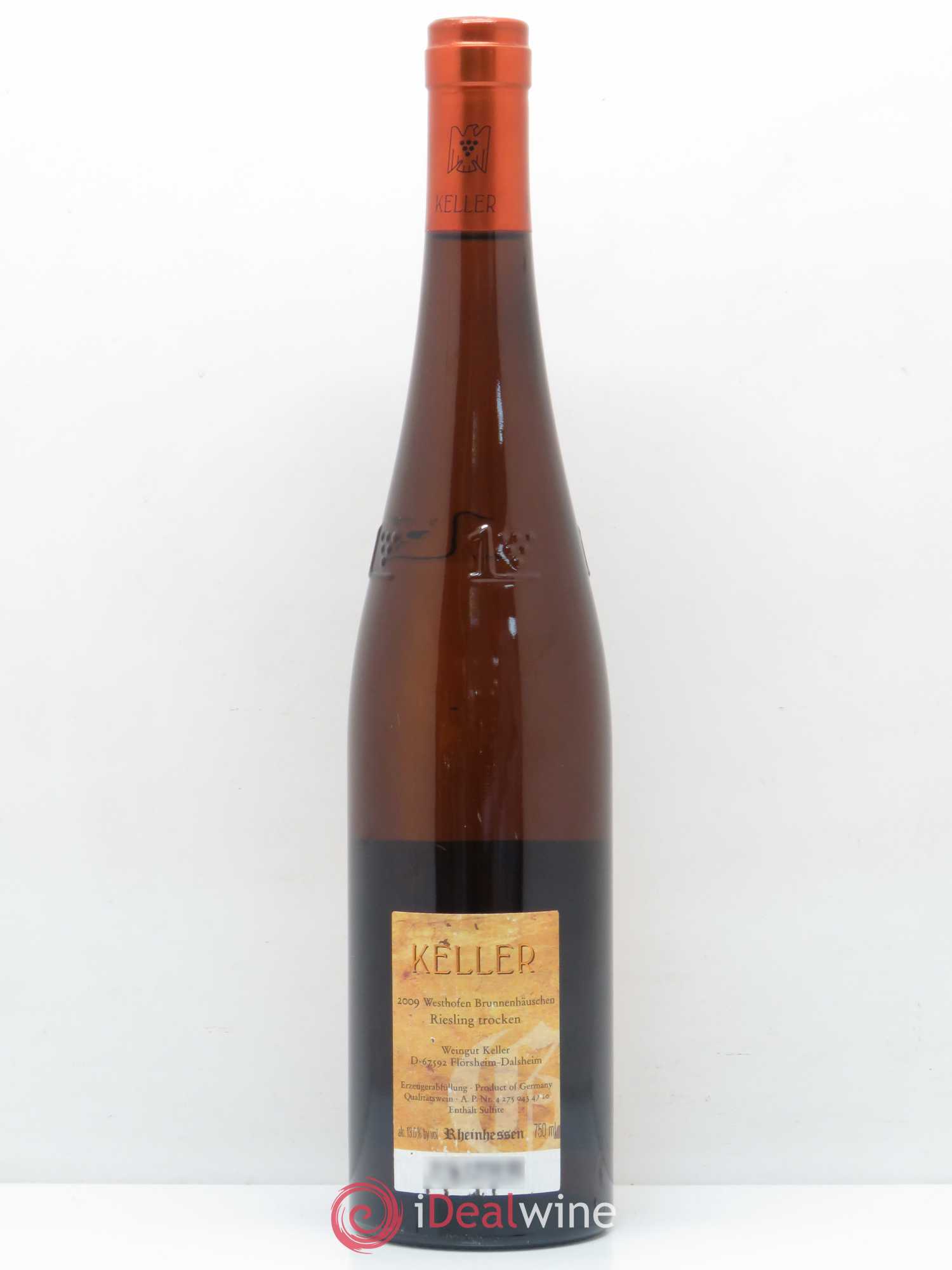 Riesling Abtserde Weingut Keller Westhofen Brunnenhäuschen 2009 - Posten von 1 Flasche - 1