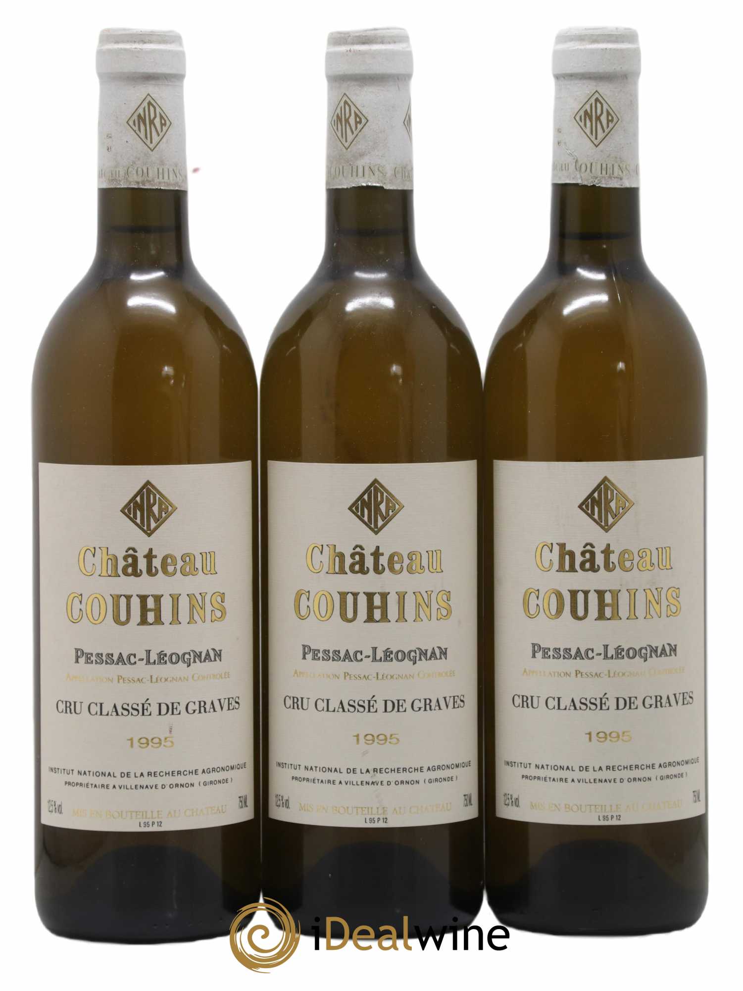 Couhins Cru Classé de Graves 1995 - Lot de 3 bouteilles - 0