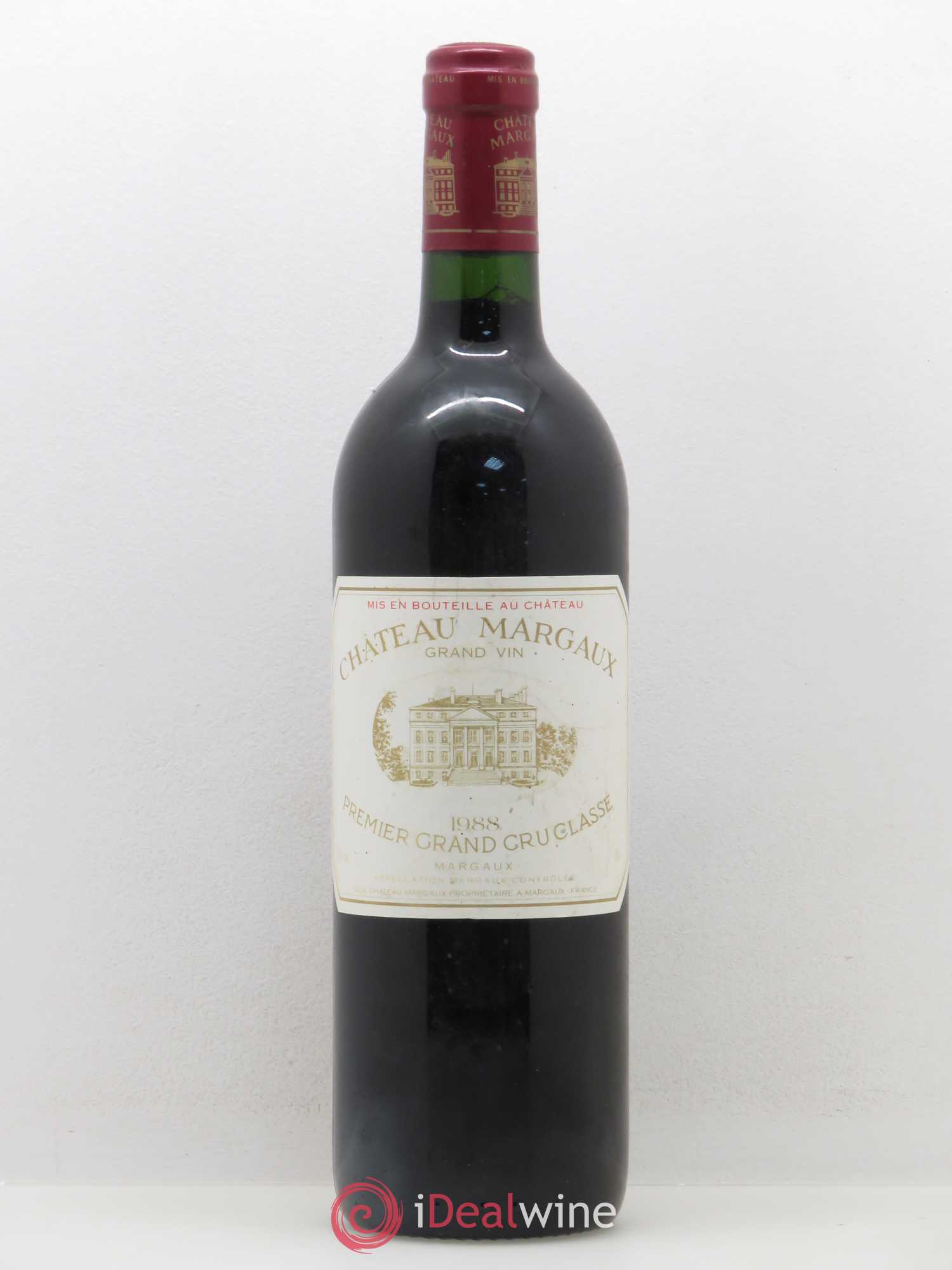 Château Margaux 1er Grand Cru Classé 1988 - Lot de 1 bouteille - 0