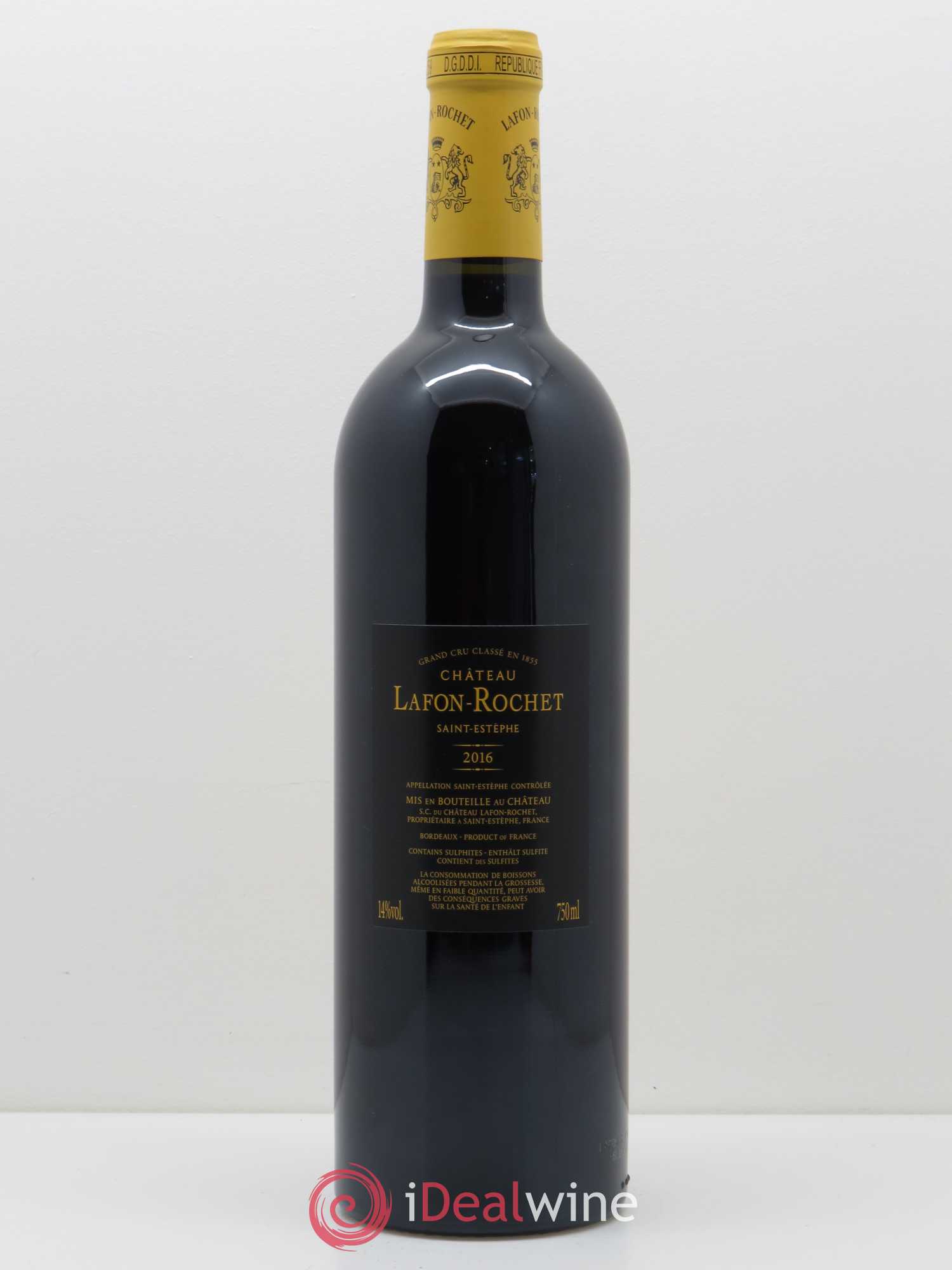 Château Lafon Rochet 4ème Grand Cru Classé 2016 - Lot de 1 bouteille - 1