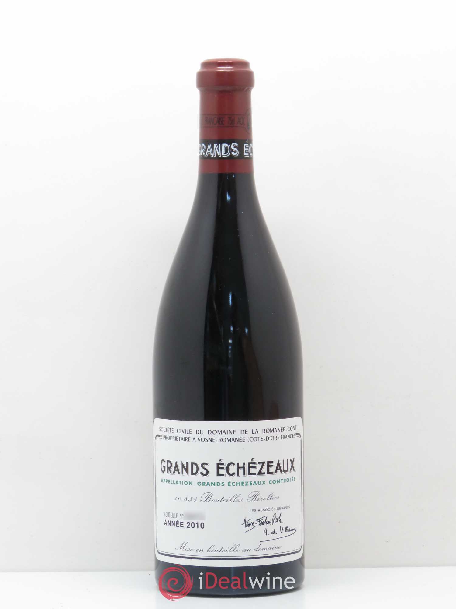 Grands-Echezeaux Grand Cru Domaine de la Romanée-Conti 2010 - Lot de 1 bouteille - 0