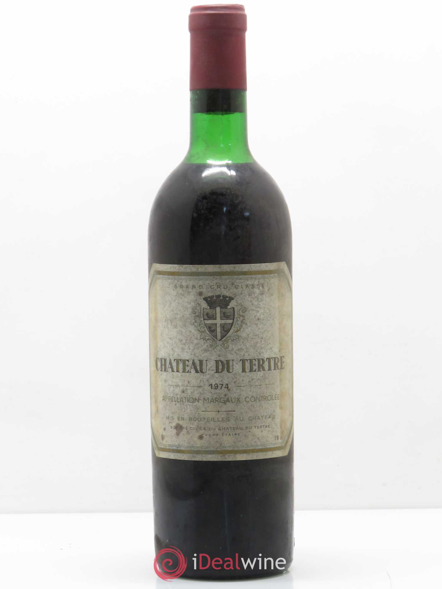 Château du Tertre 5ème Grand Cru Classé 1974 - Lot de 1 bouteille - 0