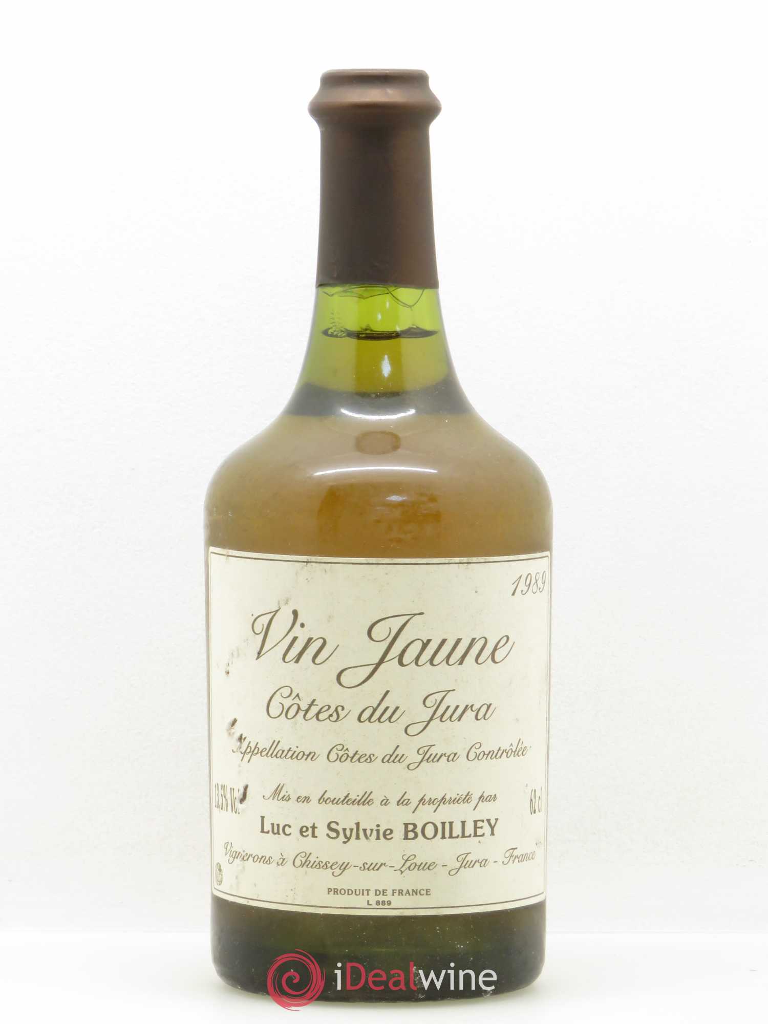 Côtes du Jura Luc et Sylvie Boilley 1989 - Posten von 1 Flasche - 0