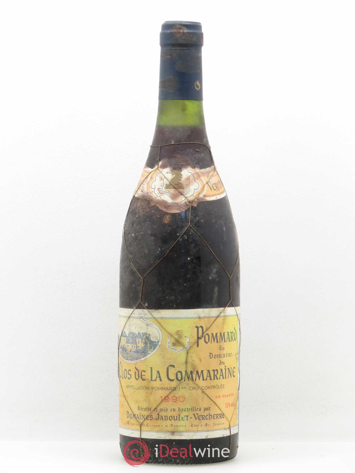 Pommard 1er Cru Clos de La Commaraine Domaine Jaboulet Vercherre 1990 - Posten von 1 Flasche - 0