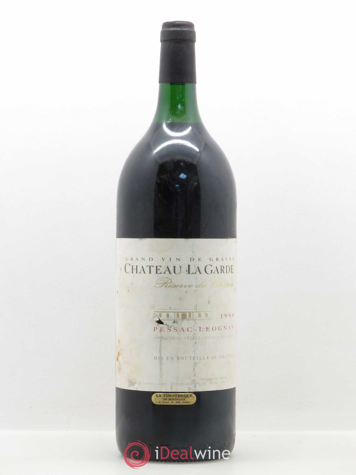 Pessac-Léognan Château La Garde Réserve du Château 1994 - Posten von 1 Magnum - 0