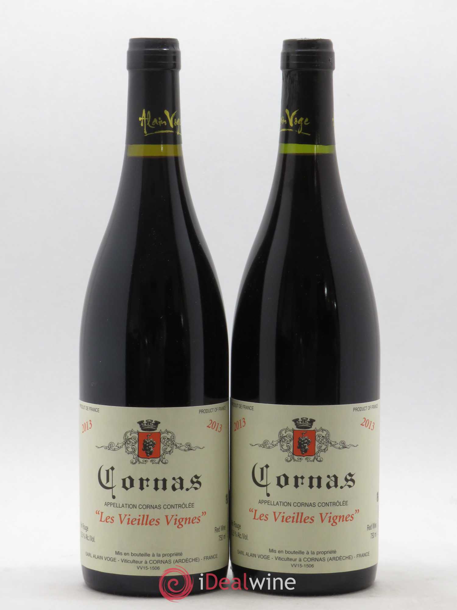 Cornas Les Vieilles Vignes Alain Voge (Domaine) 2013 - Lot de 2 bouteilles - 0