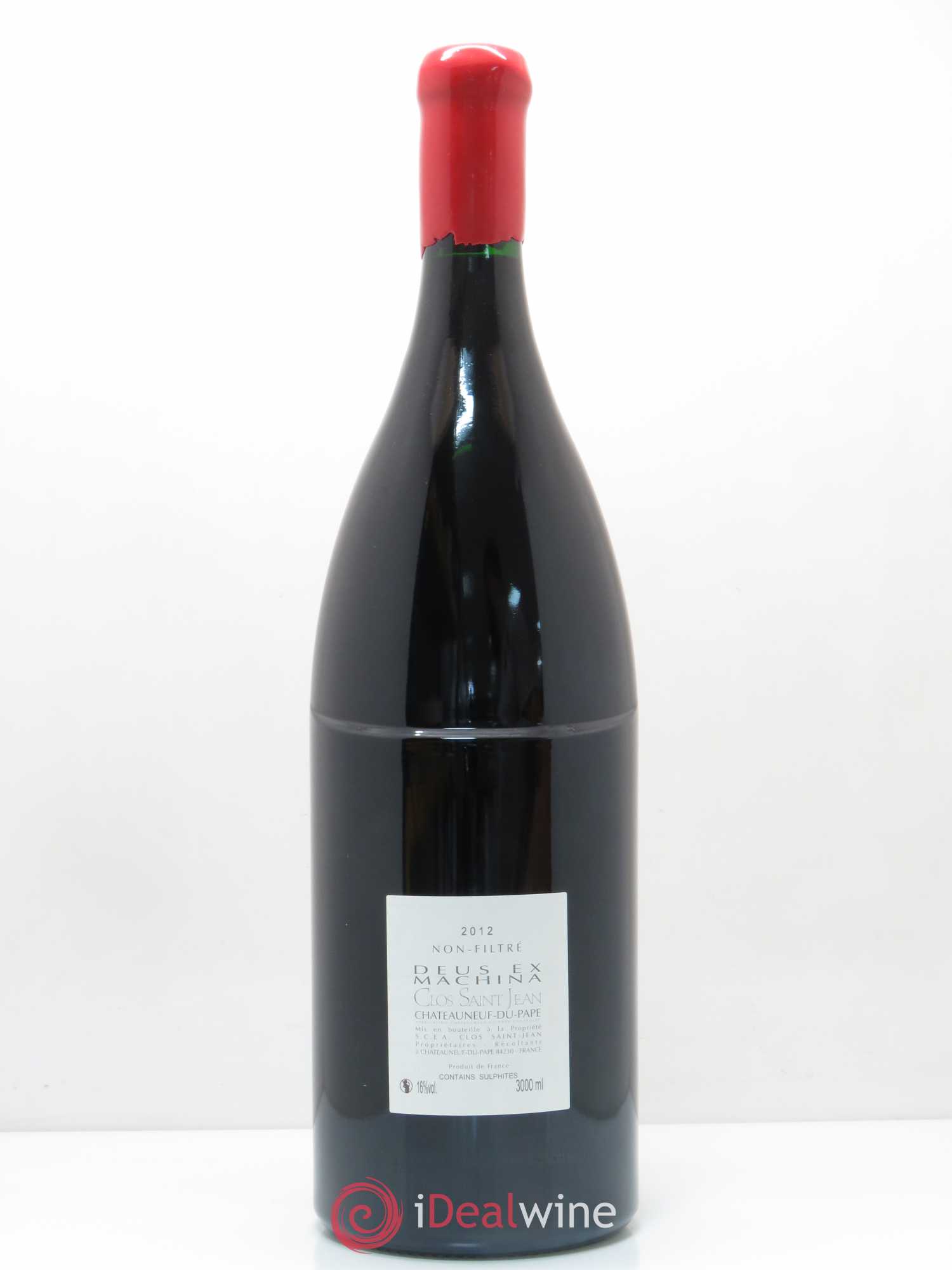 Châteauneuf-du-Pape Clos Saint-Jean Deus Ex Machina Pascal et Vincent Maurel 2012 - Lot de 1 double magnum - 1