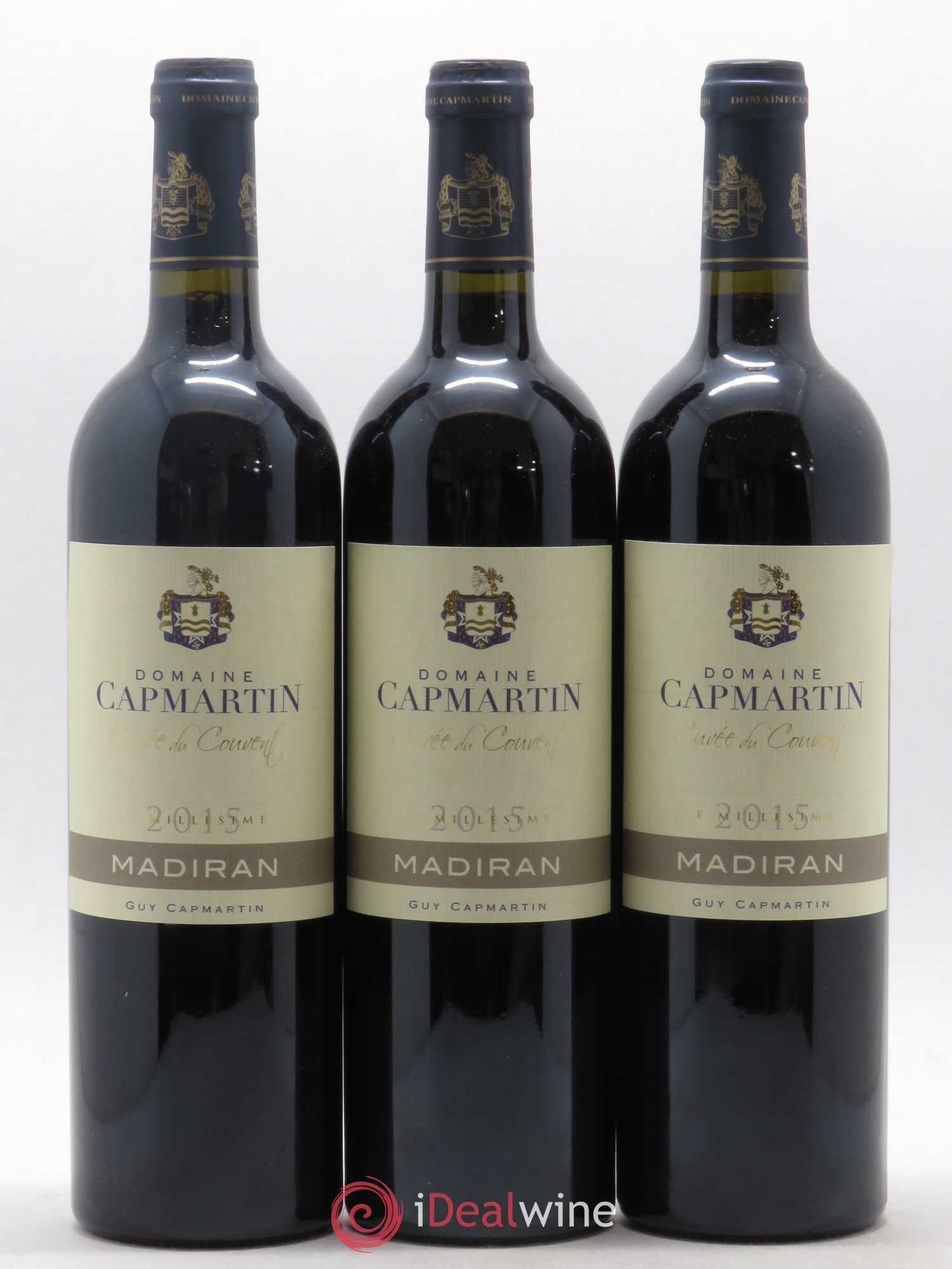 Madiran Cuvée du Couvent Domaine Capmartin 2015 - Posten von 3 Flaschen - 0