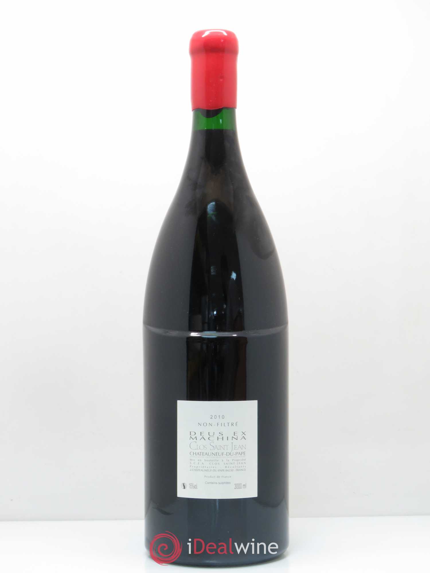 Châteauneuf-du-Pape Clos Saint-Jean Deus Ex Machina Pascal et Vincent Maurel 2010 - Lot de 1 double magnum - 1