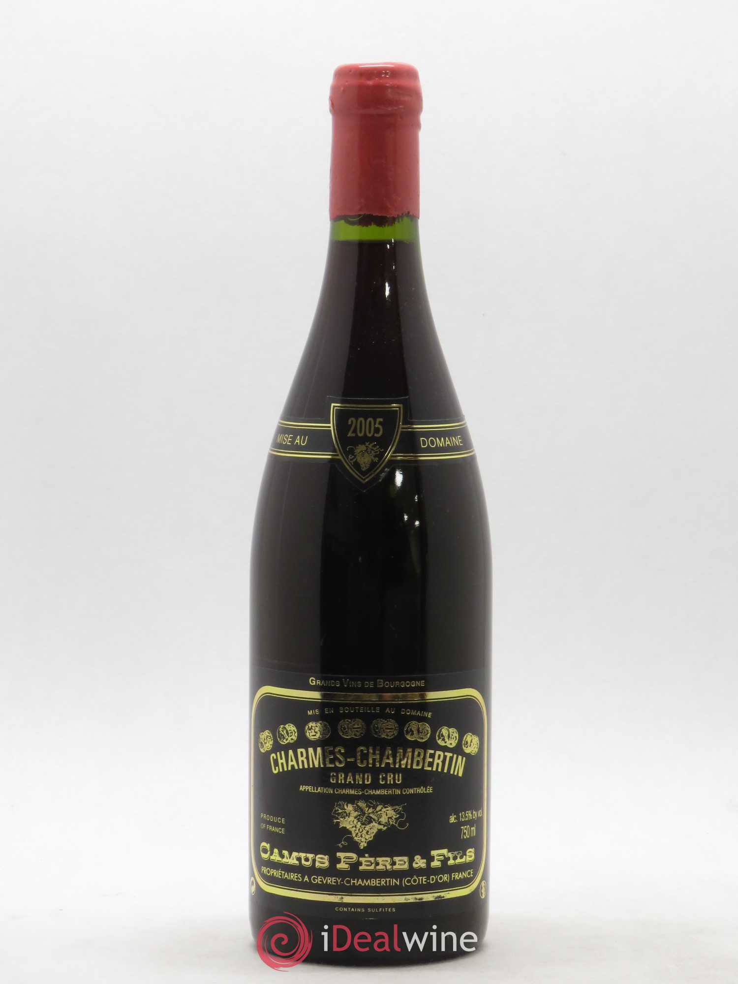 Charmes-Chambertin Grand Cru Camus Père et Fils (Domaine) 2005 - Lot de 1 bouteille - 0