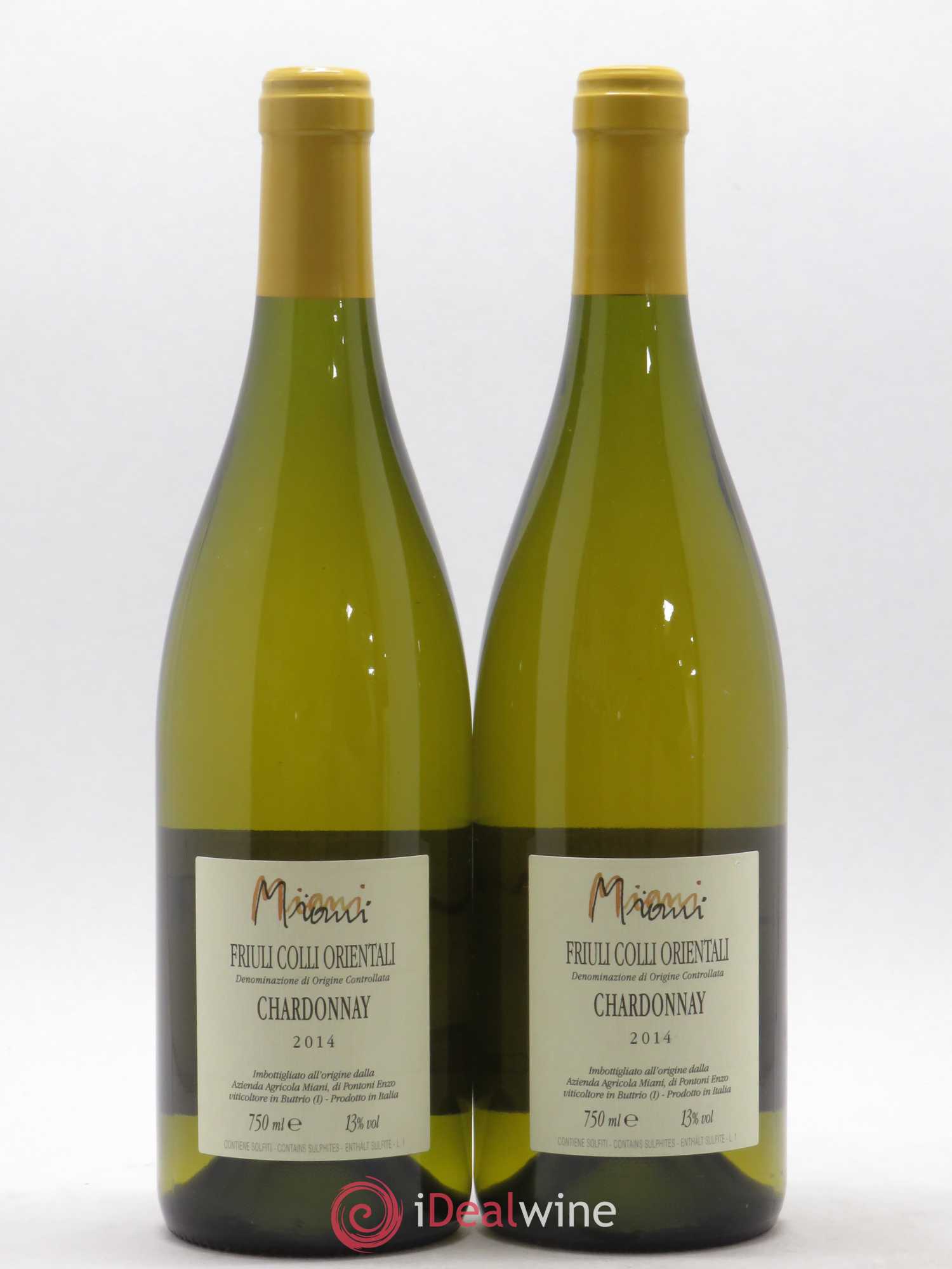 Italie Miani Chardonnay 2014 - Posten von 2 Flaschen - 1
