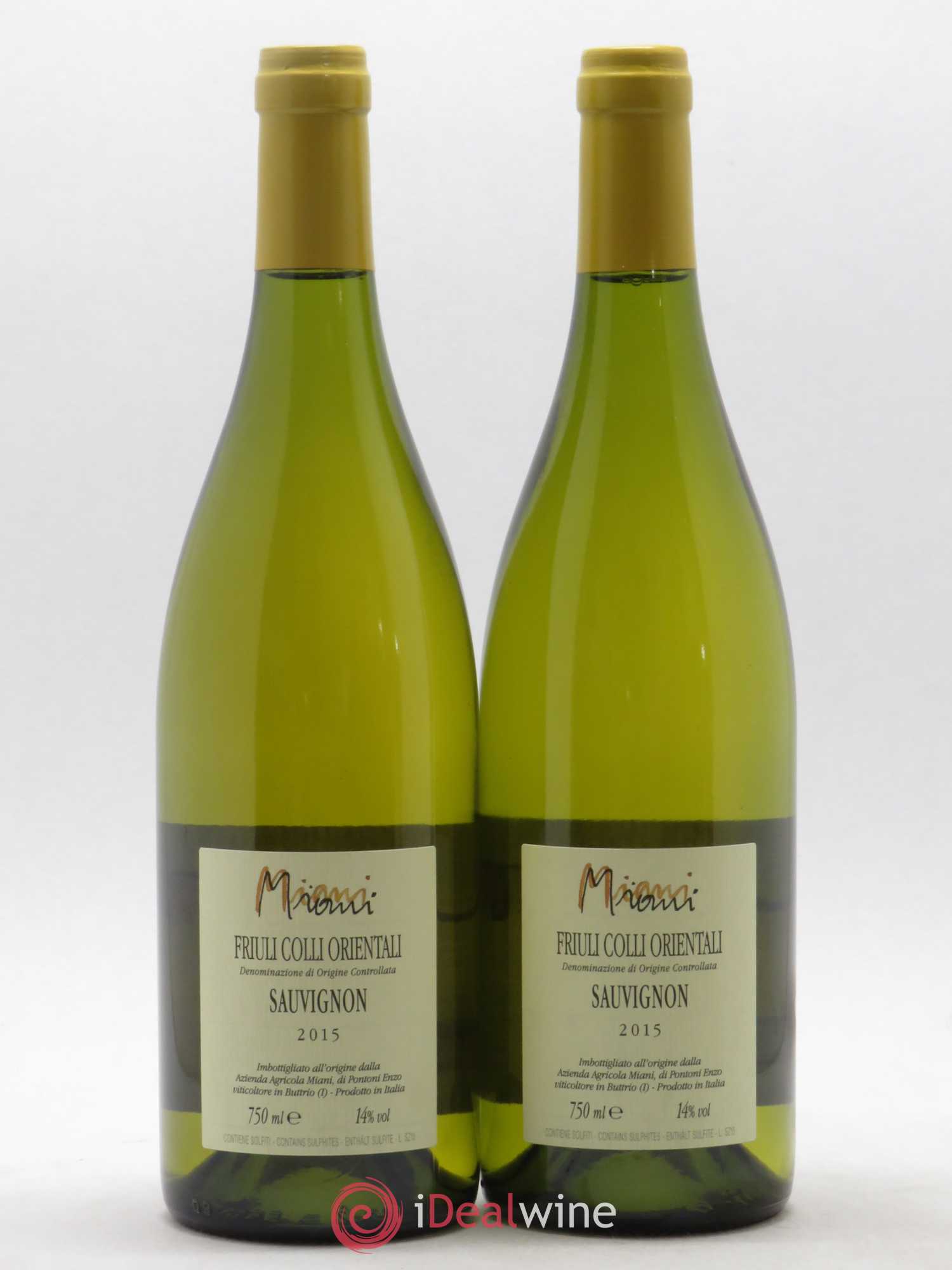 Italie Miani Sauvignon Zitelle 2015 - Posten von 2 Flaschen - 1
