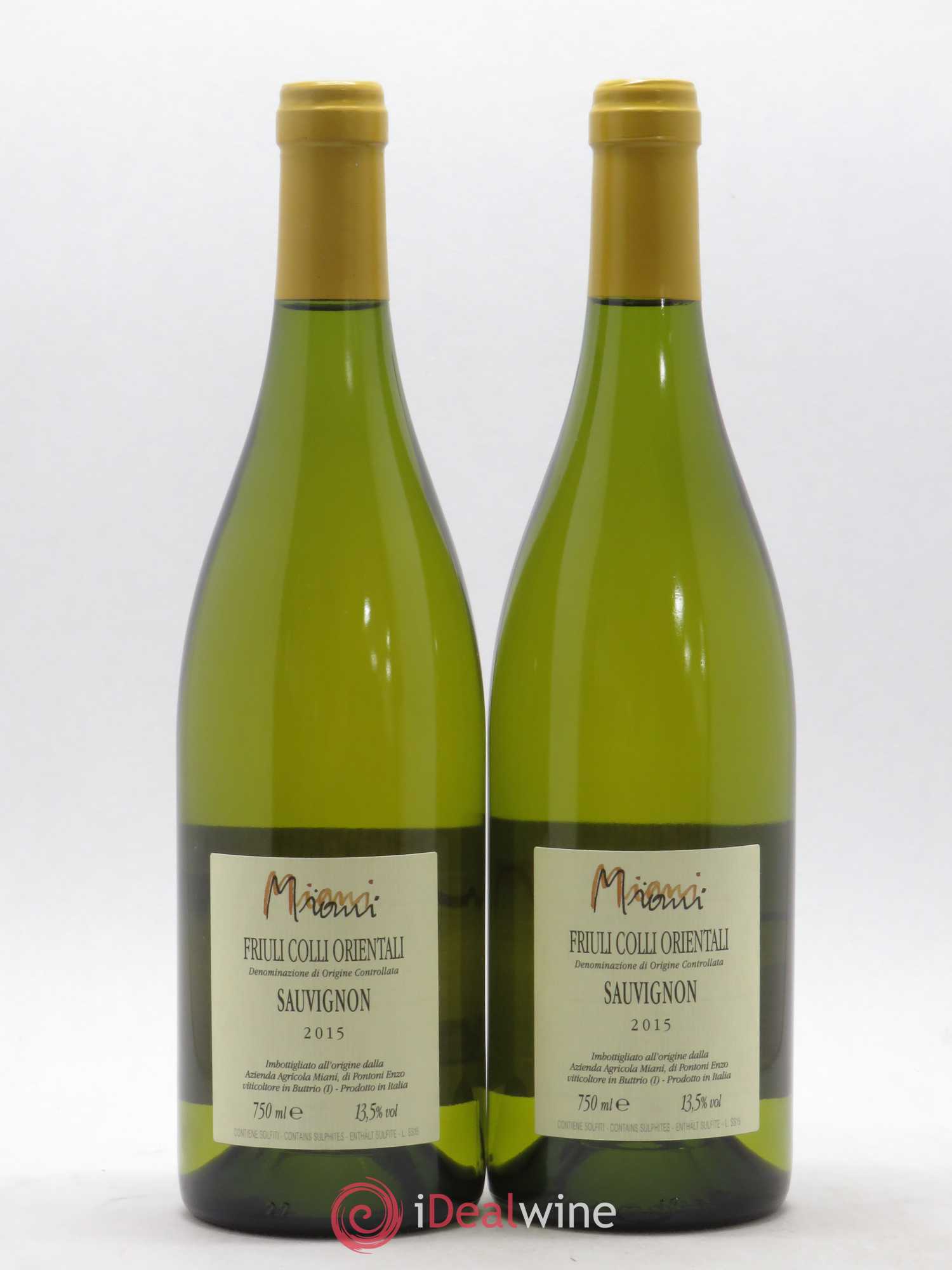 Italie Miani Sauvignon Saurint 2015 - Posten von 2 Flaschen - 1