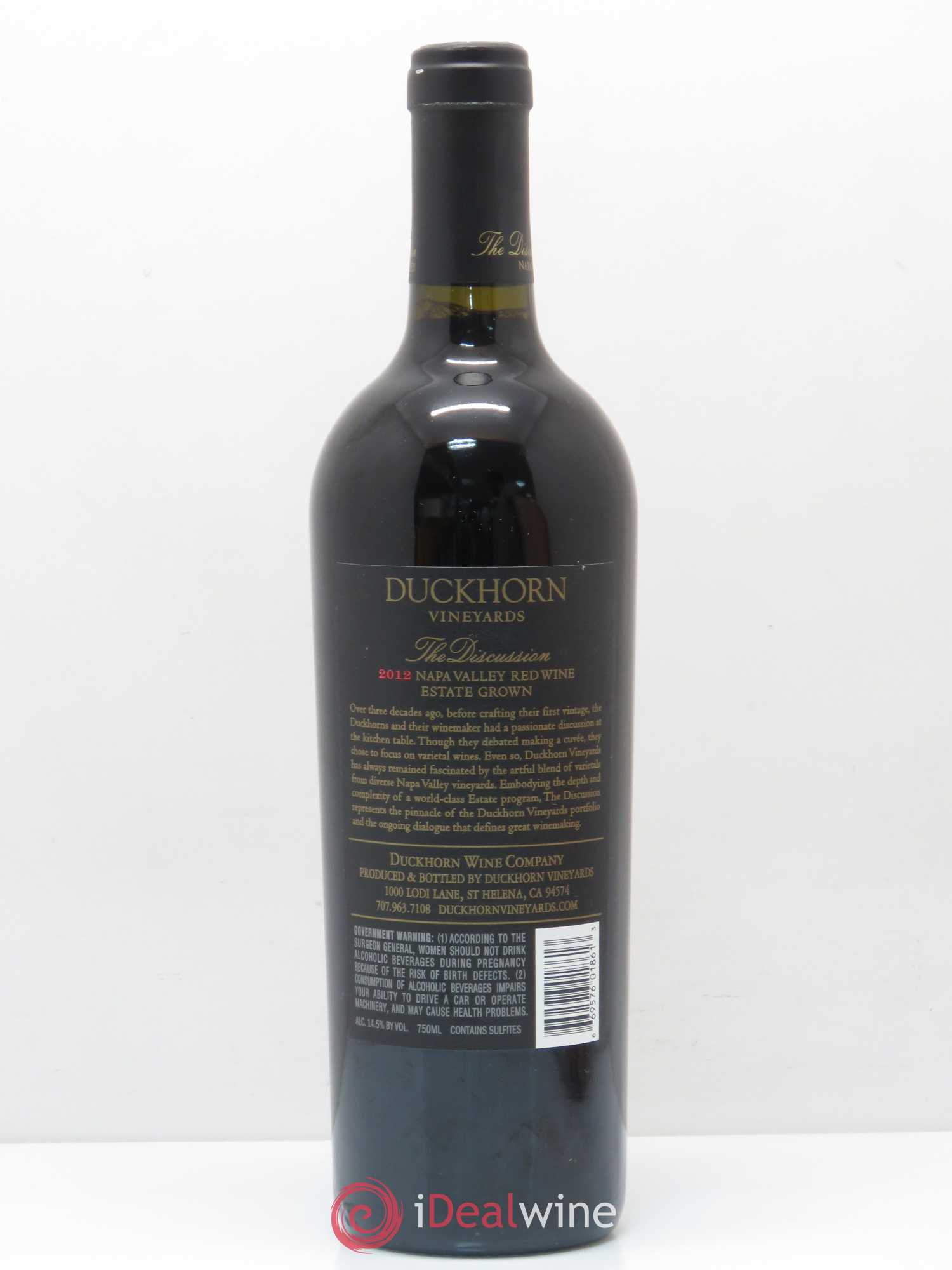 USA Duckhorn The Discussion 2012 - Posten von 1 Flasche - 1