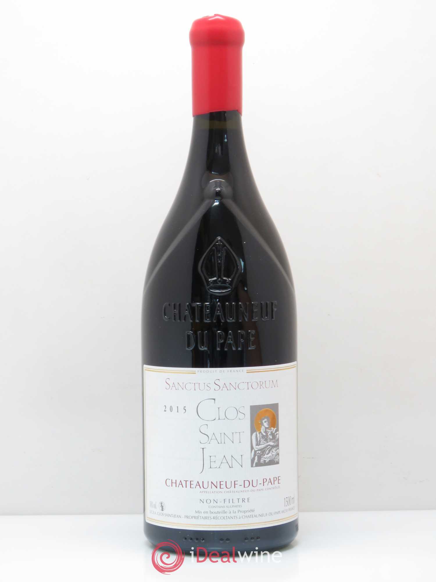 Châteauneuf-du-Pape Clos Saint-Jean Sanctus Sanctorum Pascal et Vincent Maurel 2015 - Lot de 1 magnum - 0