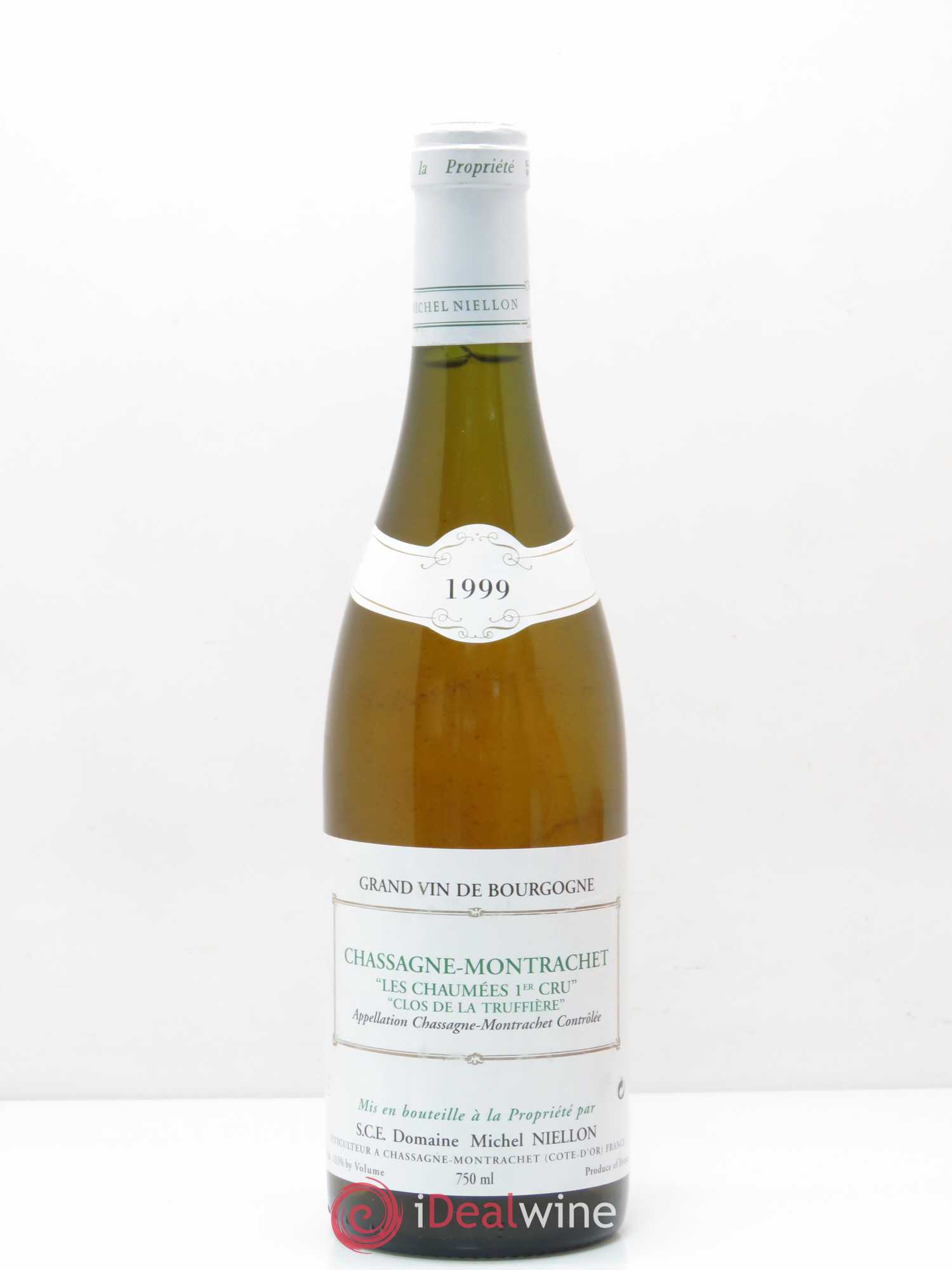 Chassagne-Montrachet 1er Cru Les Chaumées Clos de la Truffière Michel Niellon (Domaine) 1999 - Lot de 1 bouteille - 0