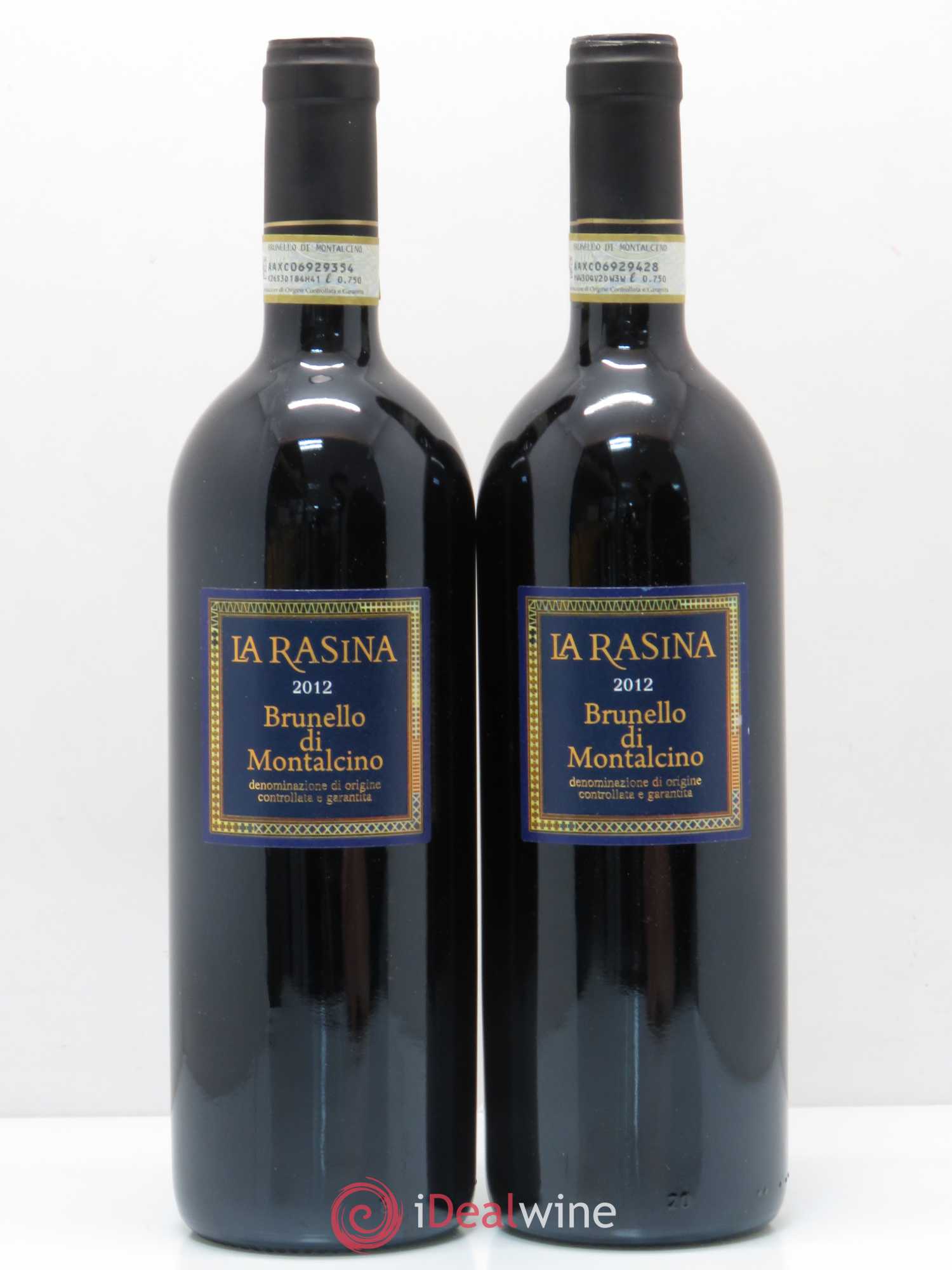 Toscana IGT Brunello Di Montalcino La Rasina 2012 - Posten von 2 Flaschen - 0