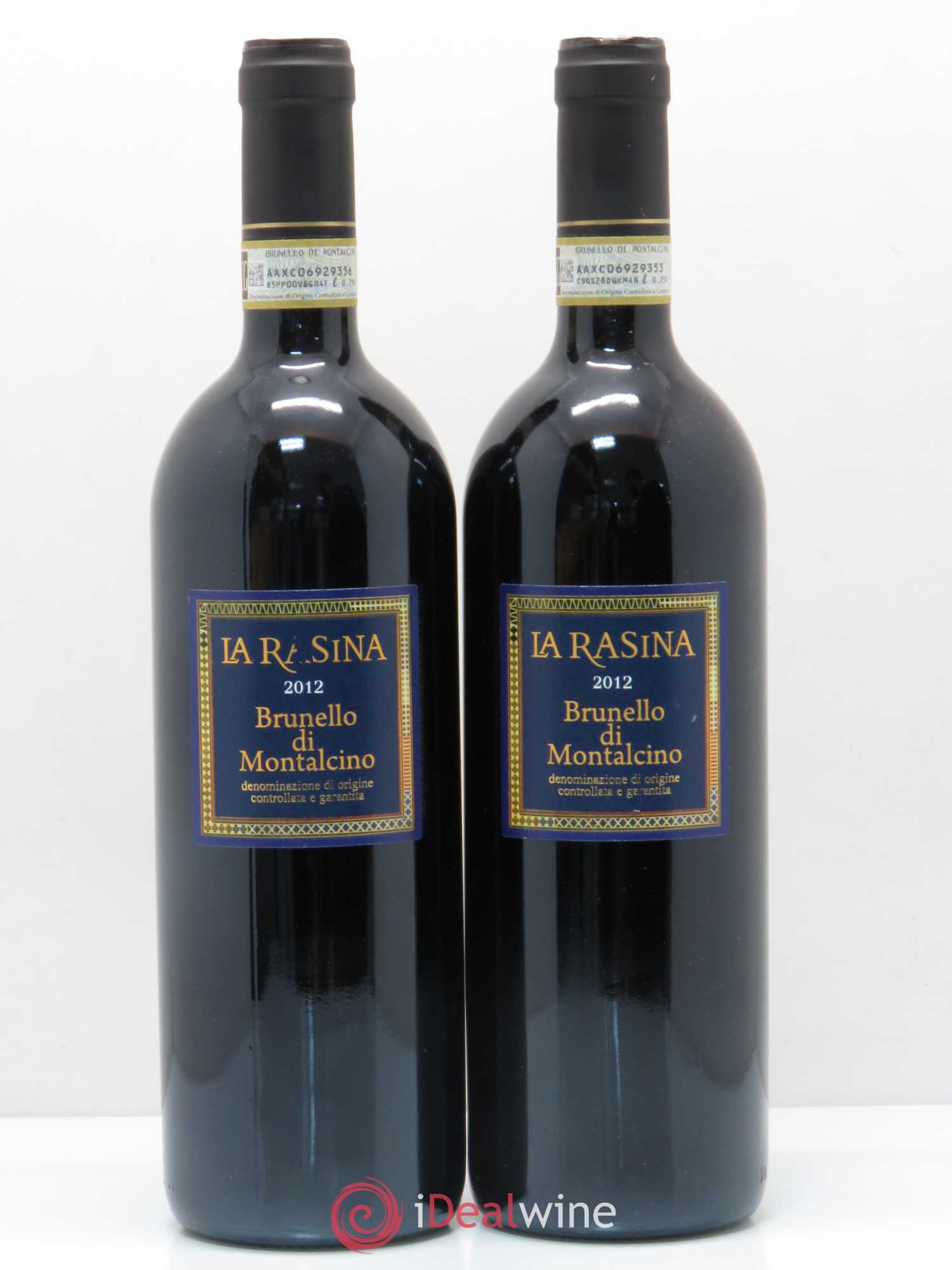 Toscana IGT Brunello Di Montalcino La Rasina 2012 - Posten von 2 Flaschen - 0