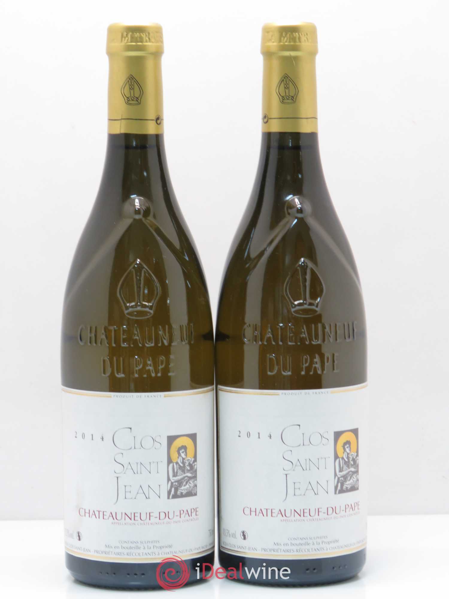 Châteauneuf-du-Pape Clos Saint Jean 2014 - Posten von 2 Flaschen - 0