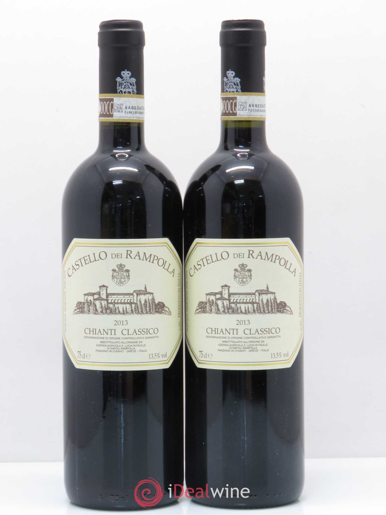 Chianti Classico DOCG Castello Dei Rampolla 2013 - Lot of 2 bottles - 0