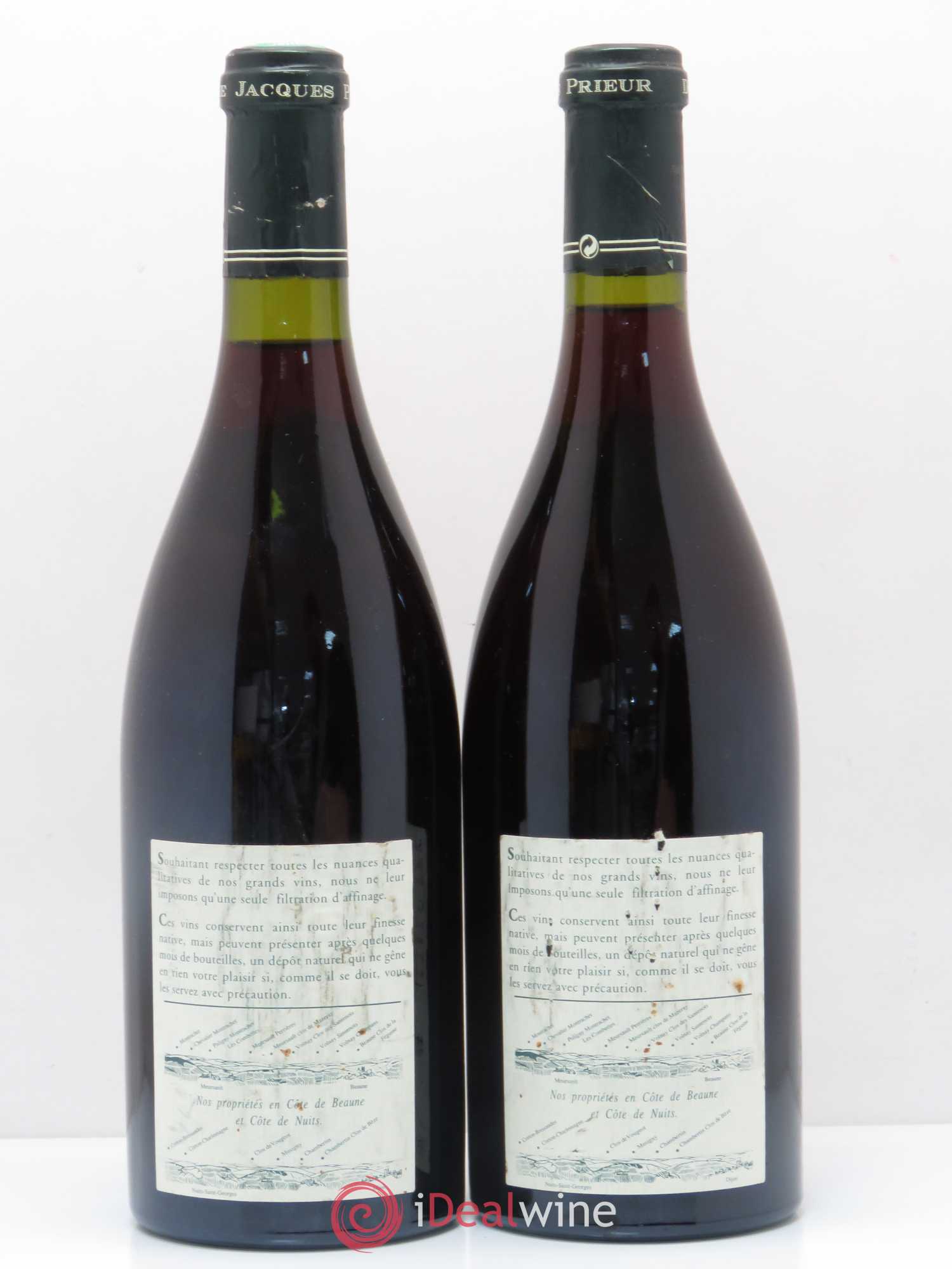 Clos de Vougeot Grand Cru Jacques Prieur (Domaine) 1995 - Lot de 2 bouteilles - 1