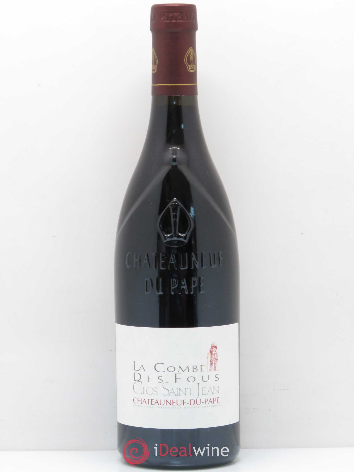 Châteauneuf-du-Pape Clos Saint-Jean La Combe des Fous Pascal et Vincent Maurel 2008 - Lot de 1 bouteille - 0