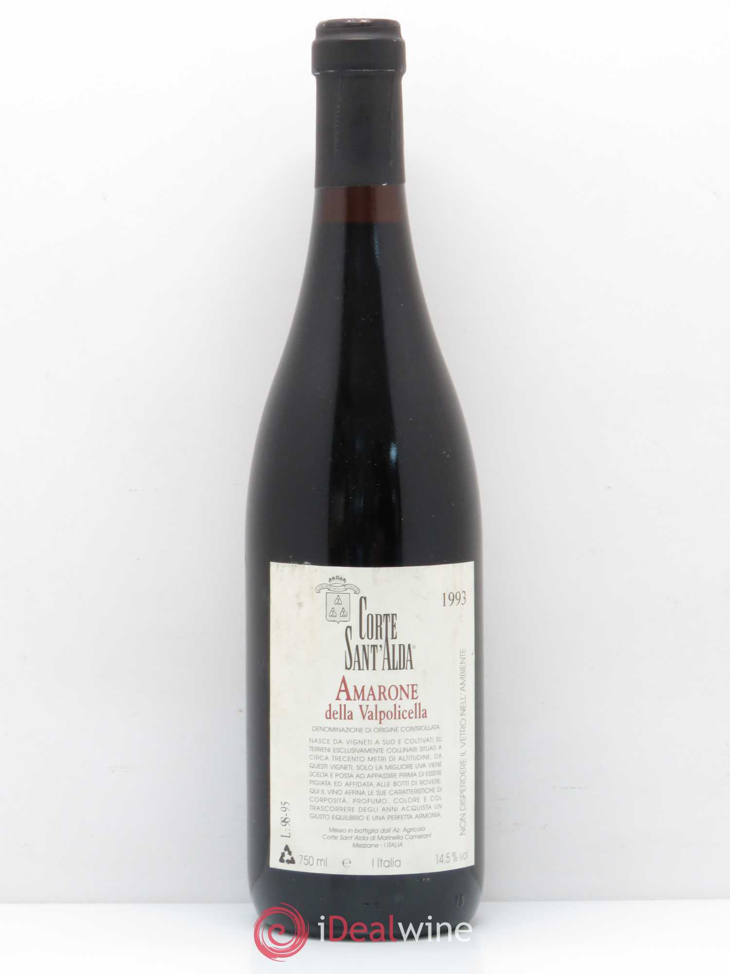 Amarone della Valpolicella DOC Corte Sant Alda Amarone 1993 - Posten von 1 Flasche - 0