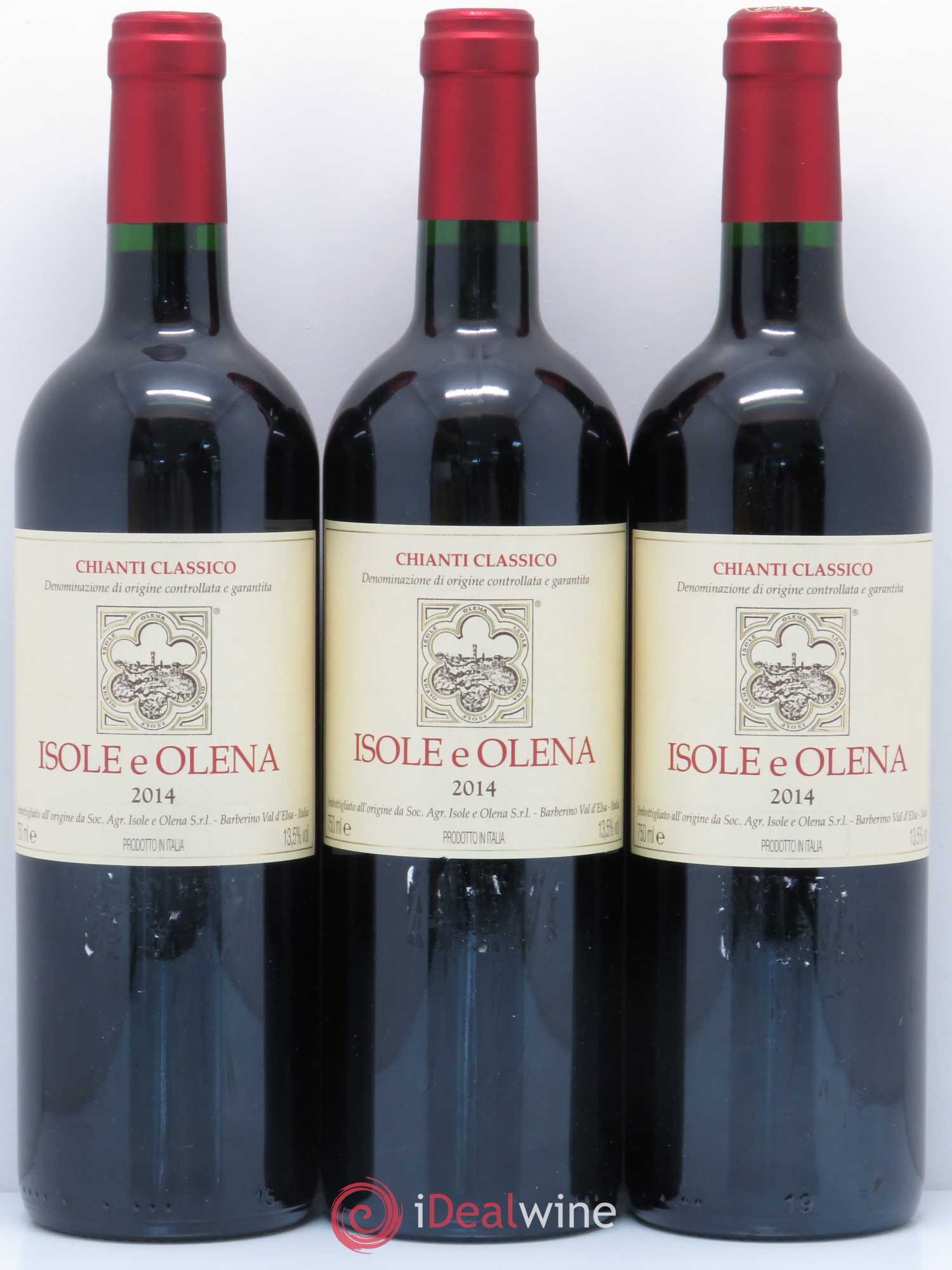 Sardaigne Chianti Isole E Olena 2014 - Posten von 3 Flaschen - 0