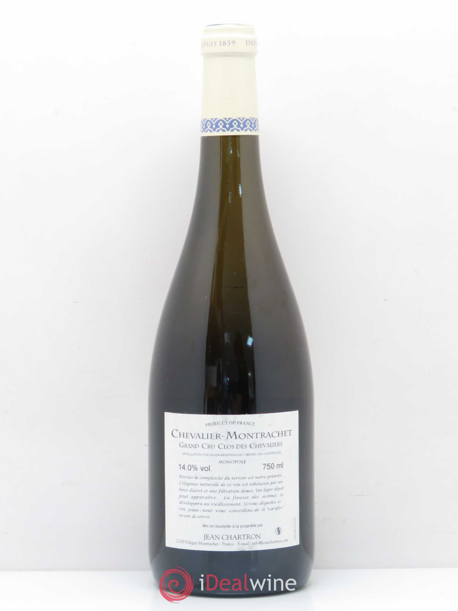 Chevalier-Montrachet Grand Cru Clos des Chevaliers Domaine Jean Chartron 2011 - Posten von 1 Flasche - 1