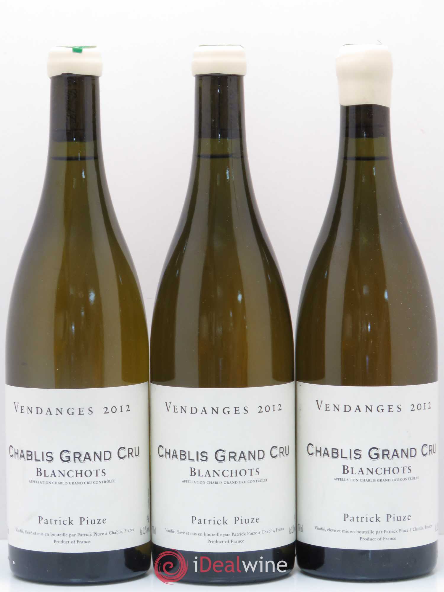 Chablis Grand Cru Blanchots Patrick Piuze 2012 - Posten von 3 Flaschen - 0