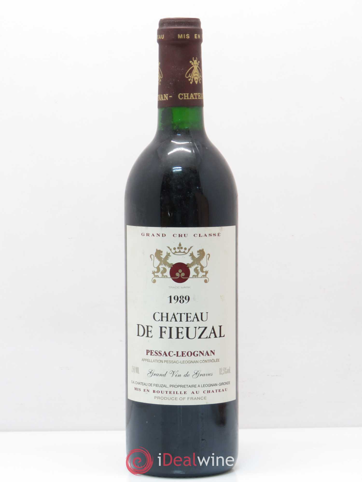 Château de Fieuzal Cru Classé de Graves 1989 - Lot de 1 bouteille - 0