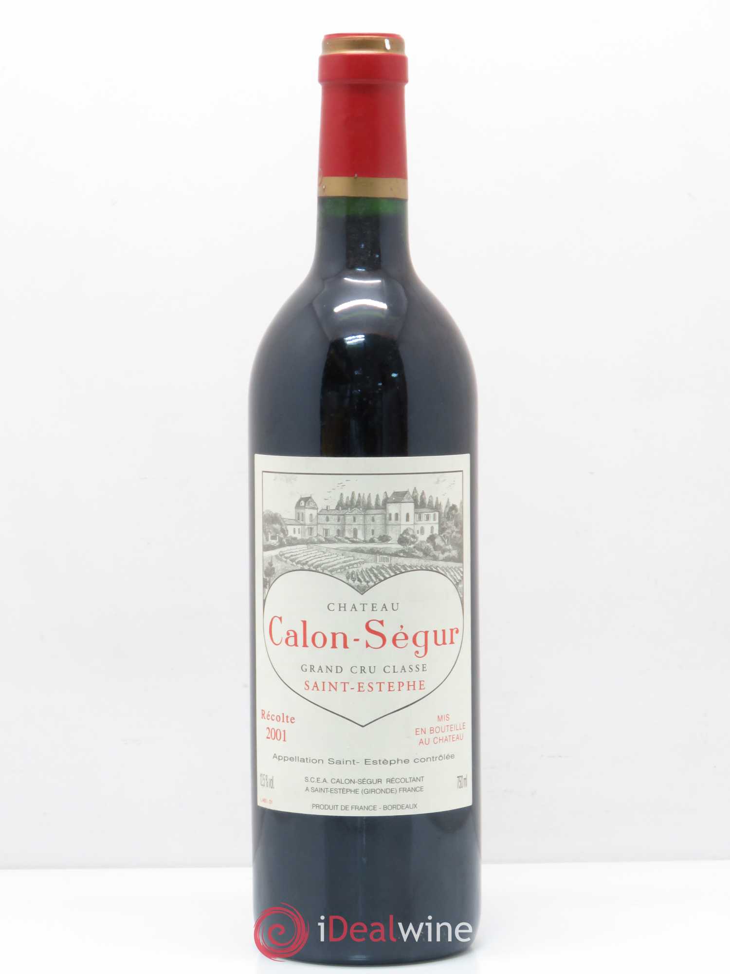 Château Calon Ségur 3ème Grand Cru Classé 2001 - Lot de 1 bouteille - 0