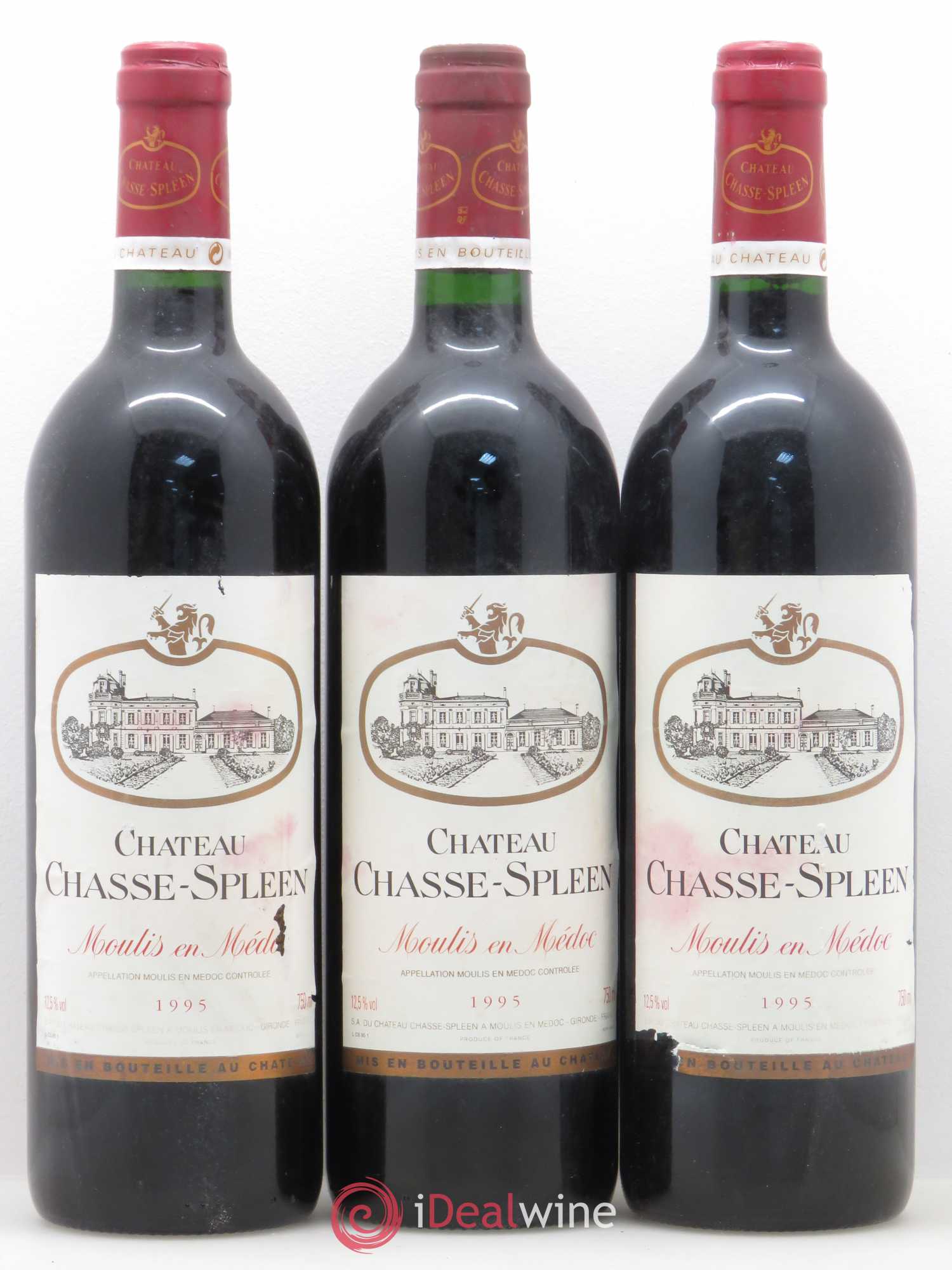 Château Chasse Spleen 1995 - Lot de 6 bouteilles - 2
