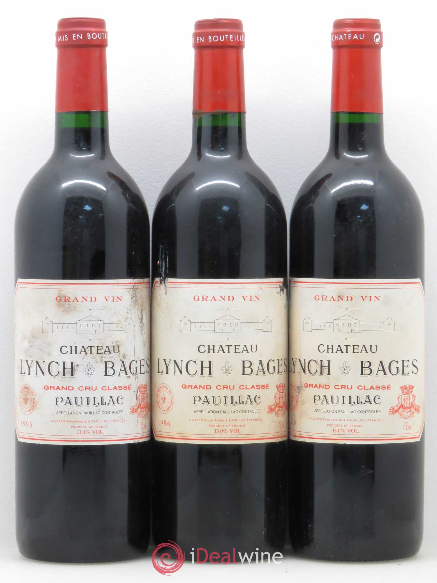 Château Lynch Bages 5ème Grand Cru Classé 1996 - Lot de 6 bouteilles - 2