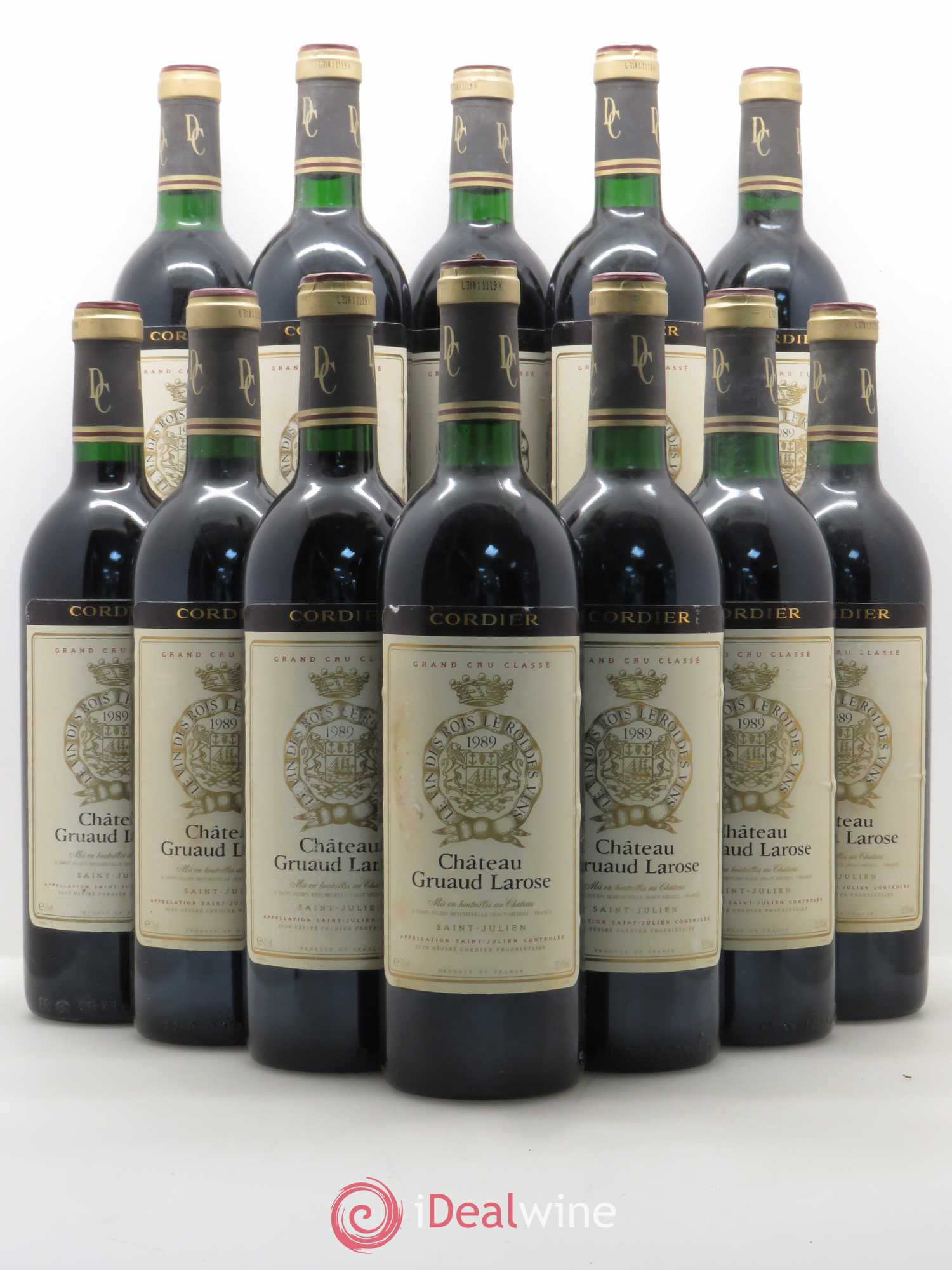 Château Gruaud Larose 2ème Grand Cru Classé 1989 - Lot de 12 bouteilles - 0