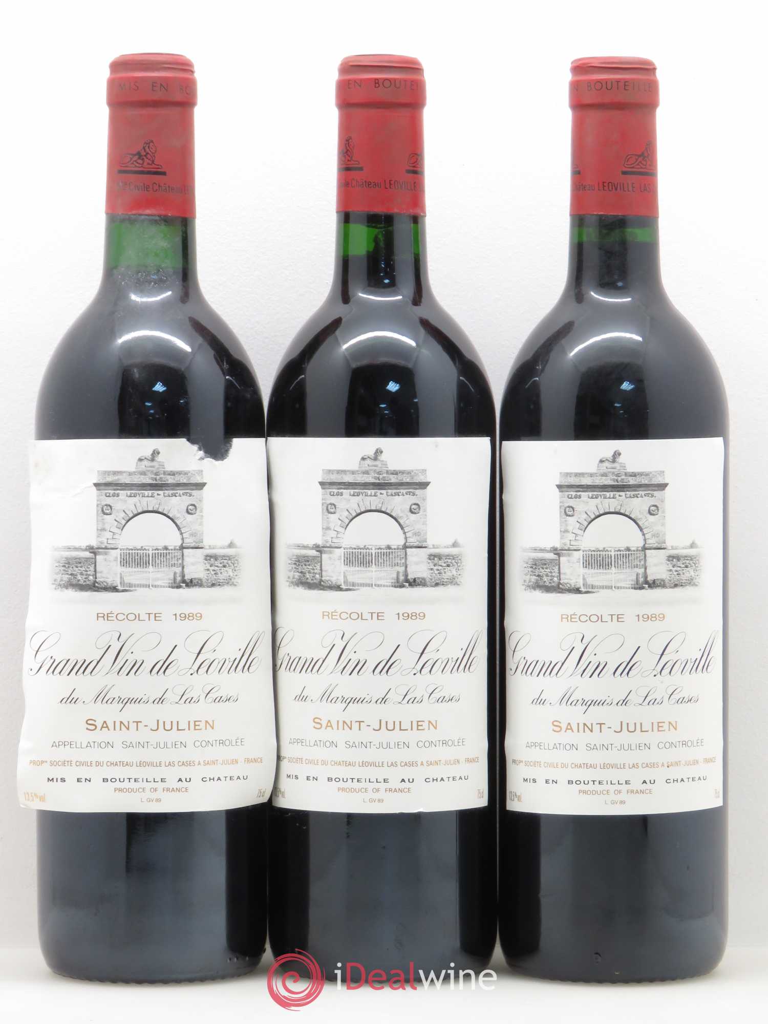 Château Léoville Las Cases 2ème Grand Cru Classé 1989 - Lotto di 12 bottiglie - 2