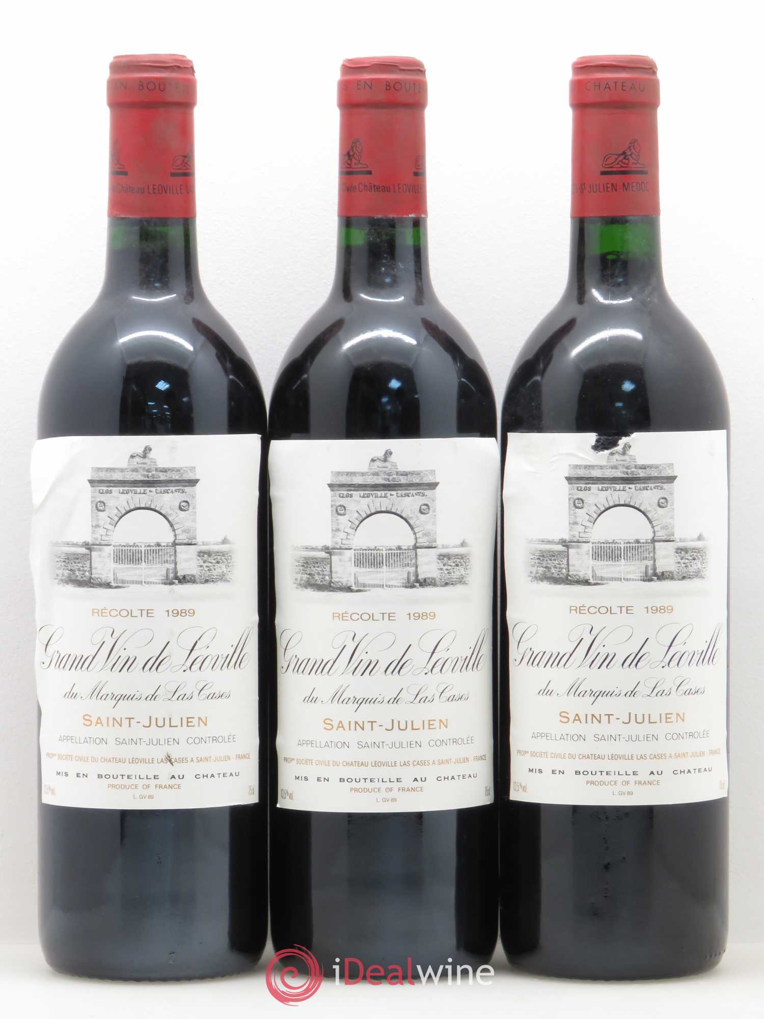Château Léoville Las Cases 2ème Grand Cru Classé 1989 - Lotto di 12 bottiglie - 4