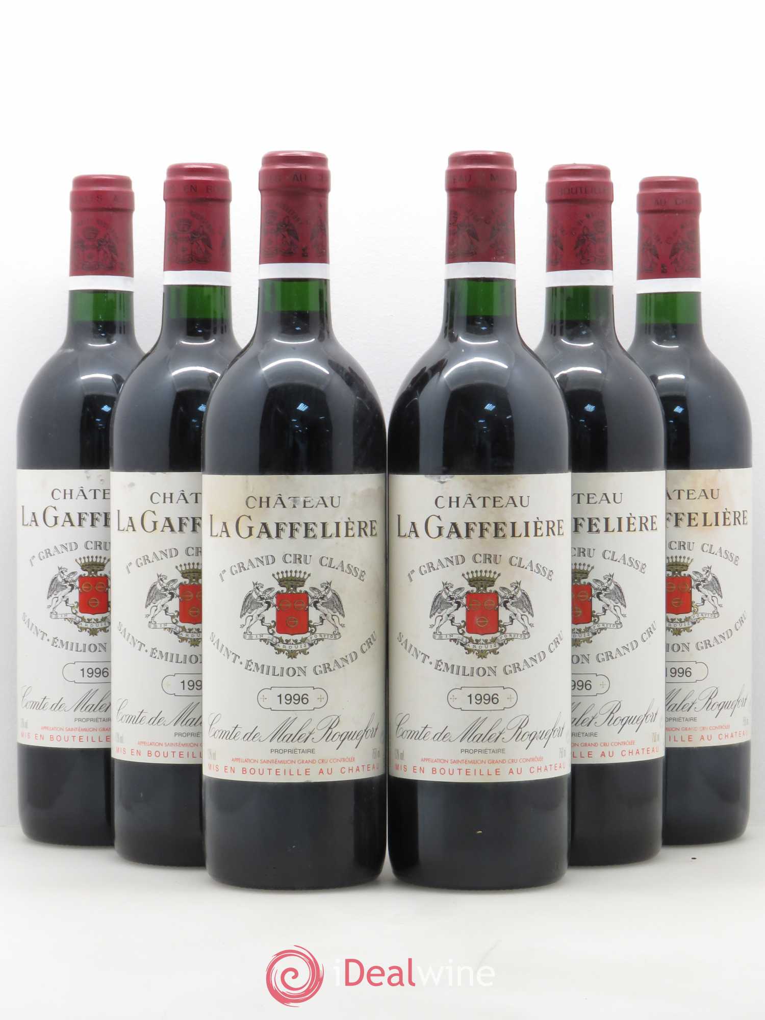 Château la Gaffelière 1er Grand Cru Classé B 1996 - Lot de 6 bouteilles - 0