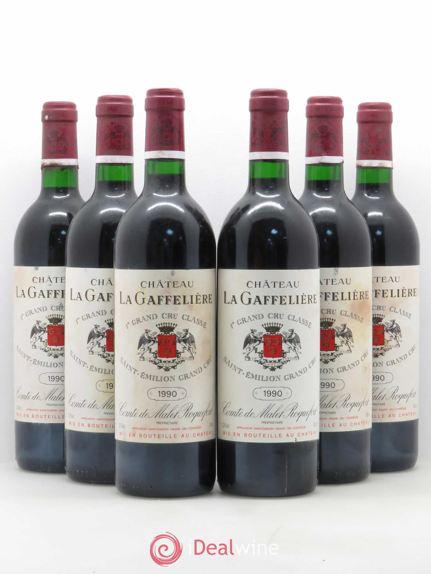 Château la Gaffelière 1er Grand Cru Classé B 1990 - Lot de 6 bouteilles - 0